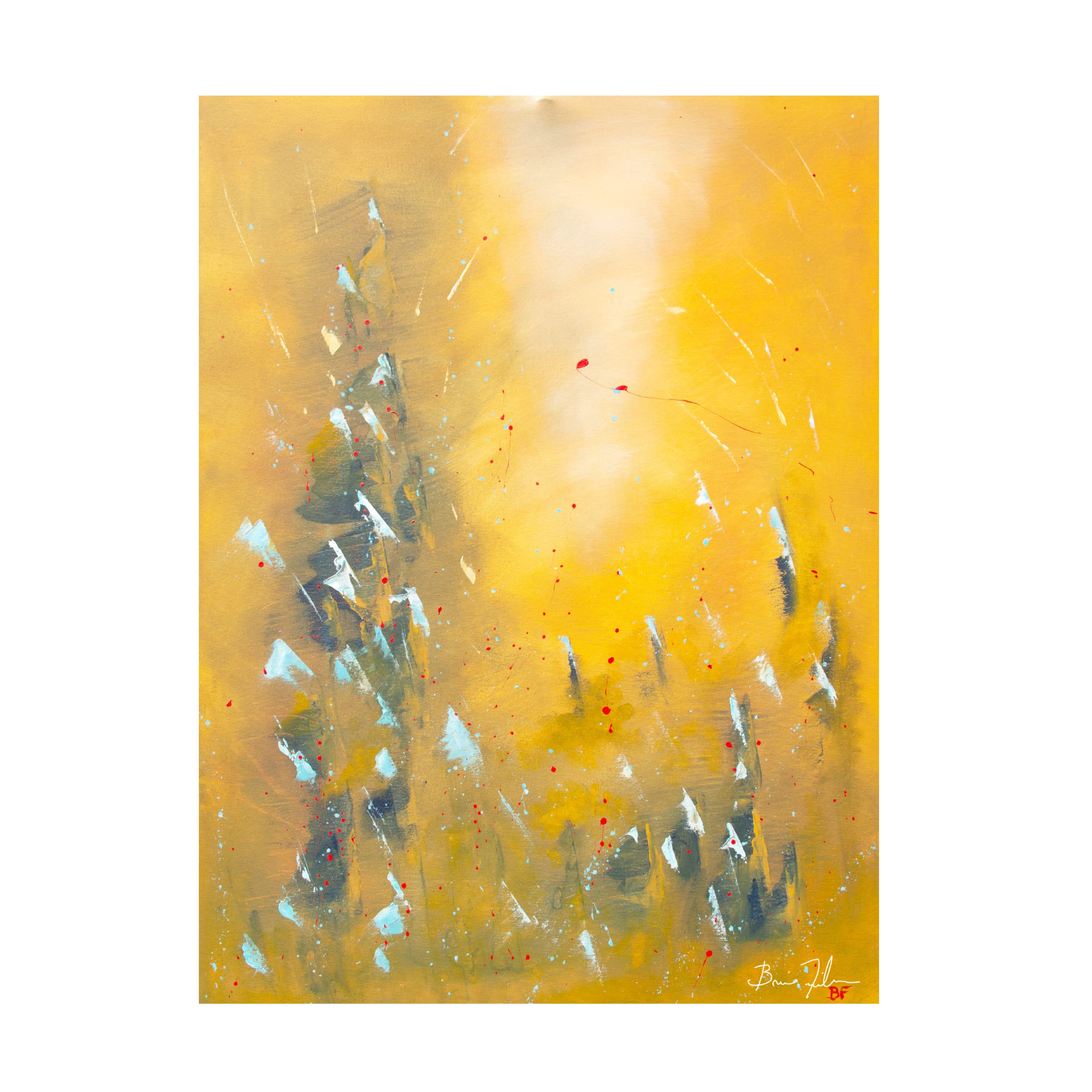 Brian Fisher 'Sun' Canvas Art Print - Modern Wall Decor for Living Room, Bedroom & Office - Trademark Fine Art