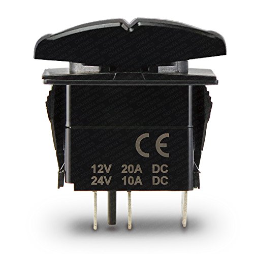 CH4x4 Rocker Switch for Off-Road LED Lights - Blue LED for Jeeps & Trucks