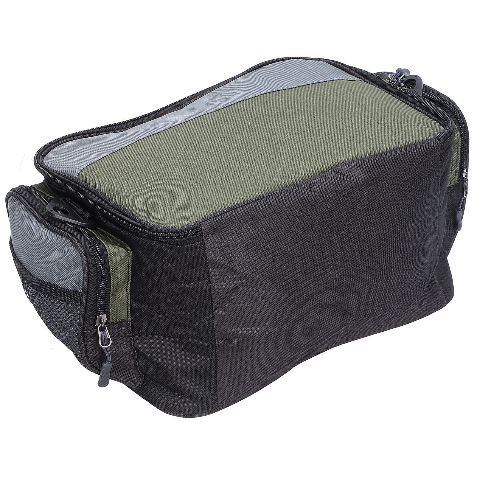 WNSC Fishing Bait Backpack - Waterproof Square Tackle Bag with Multiple Pockets, Durable Fishing Gear Storage for Bass Trout Saltwater Fishing | Perfect for Boat, Kayak & Shore Fishing Trips