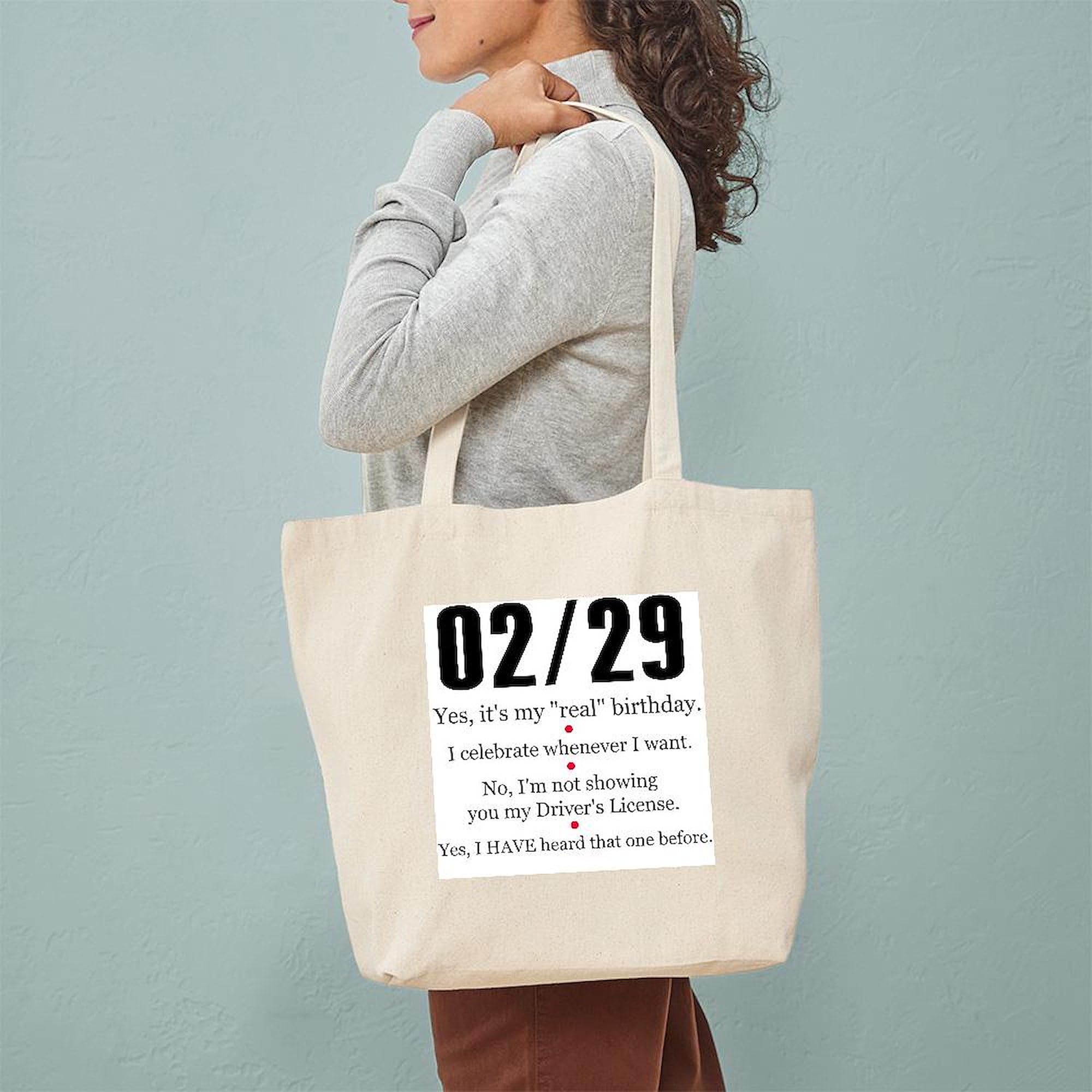 Eco-Friendly Natural Canvas Tote Bag - Reusable Grocery Shopping Bag with 'Ly Answers' Print | Perfect for Groceries, Beach Trips & Daily Errands
