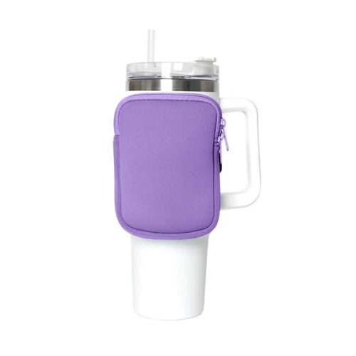 Neoprene Water Bottle Holder for Stanley Quencher 40oz & 20oz - Insulated Sleeve for Adventure, Hiking, Gym & Outdoor Activities