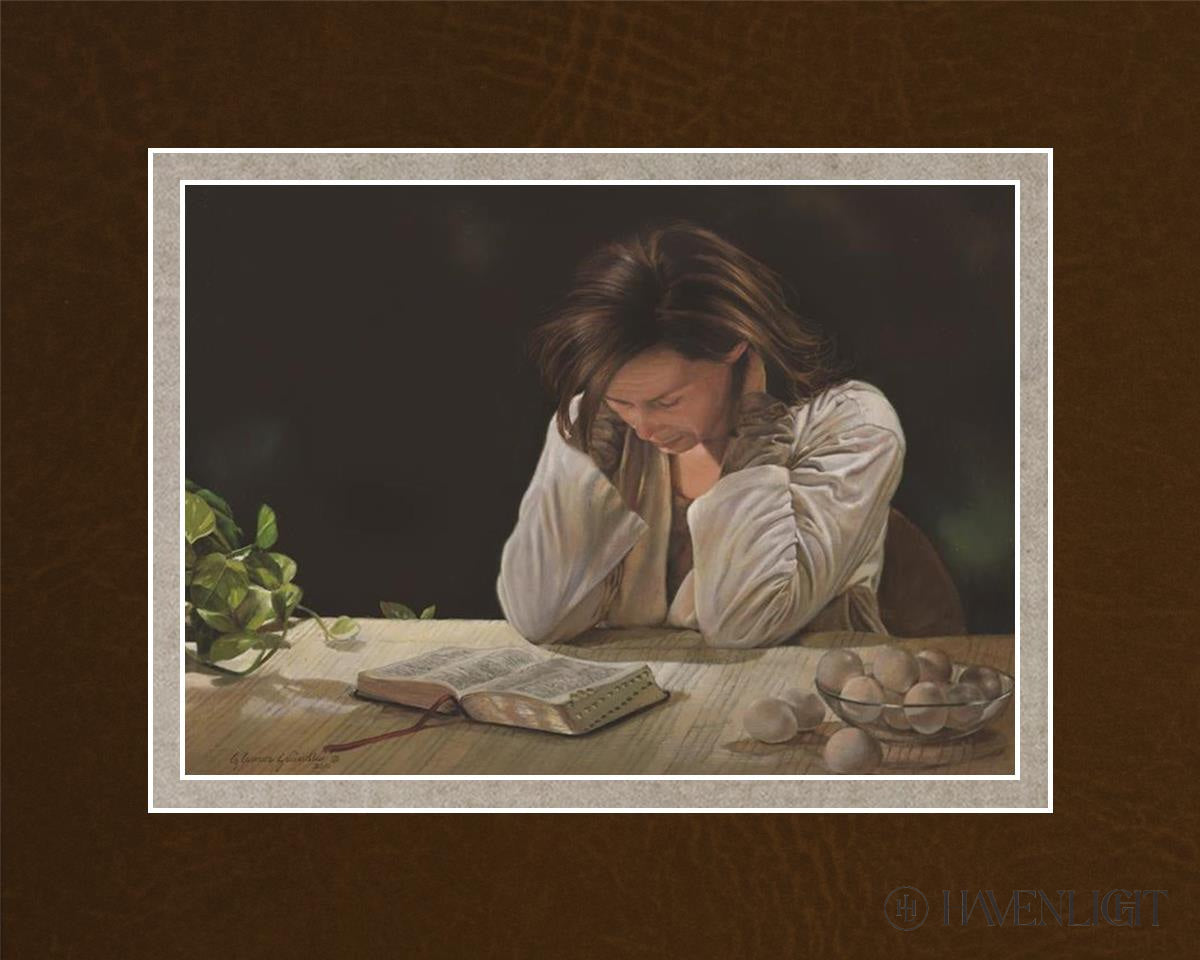 A Mother's Vigil: I Would Gather Thee - Modern Christian Home Decor for Comfort & Inspiration | Perfect for Living Room, Bedroom & Prayer Spaces