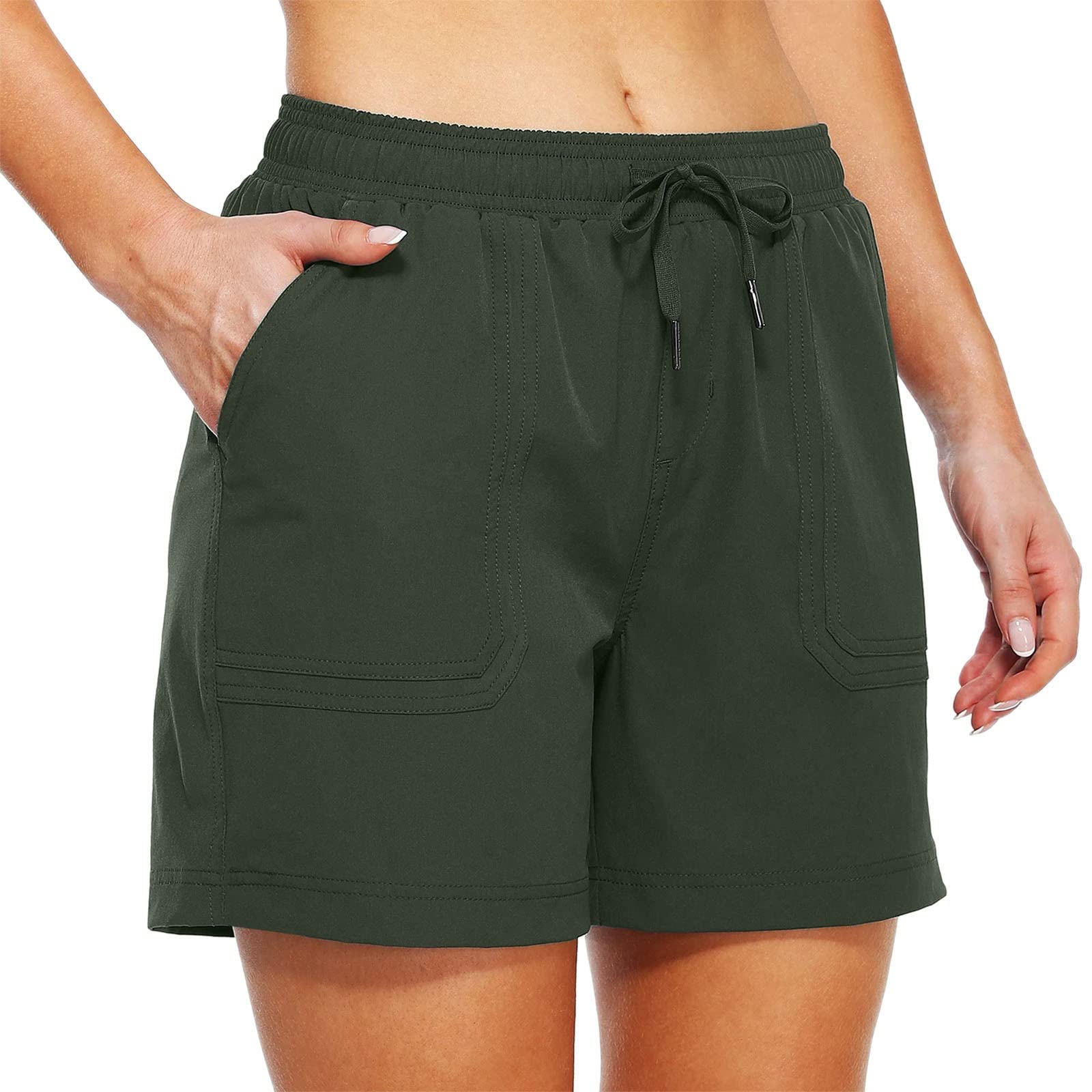 Women's Quick-Dry Hiking Shorts - Summer 2024 Outdoor Workout & Pajama Shorts for Active Lifestyle