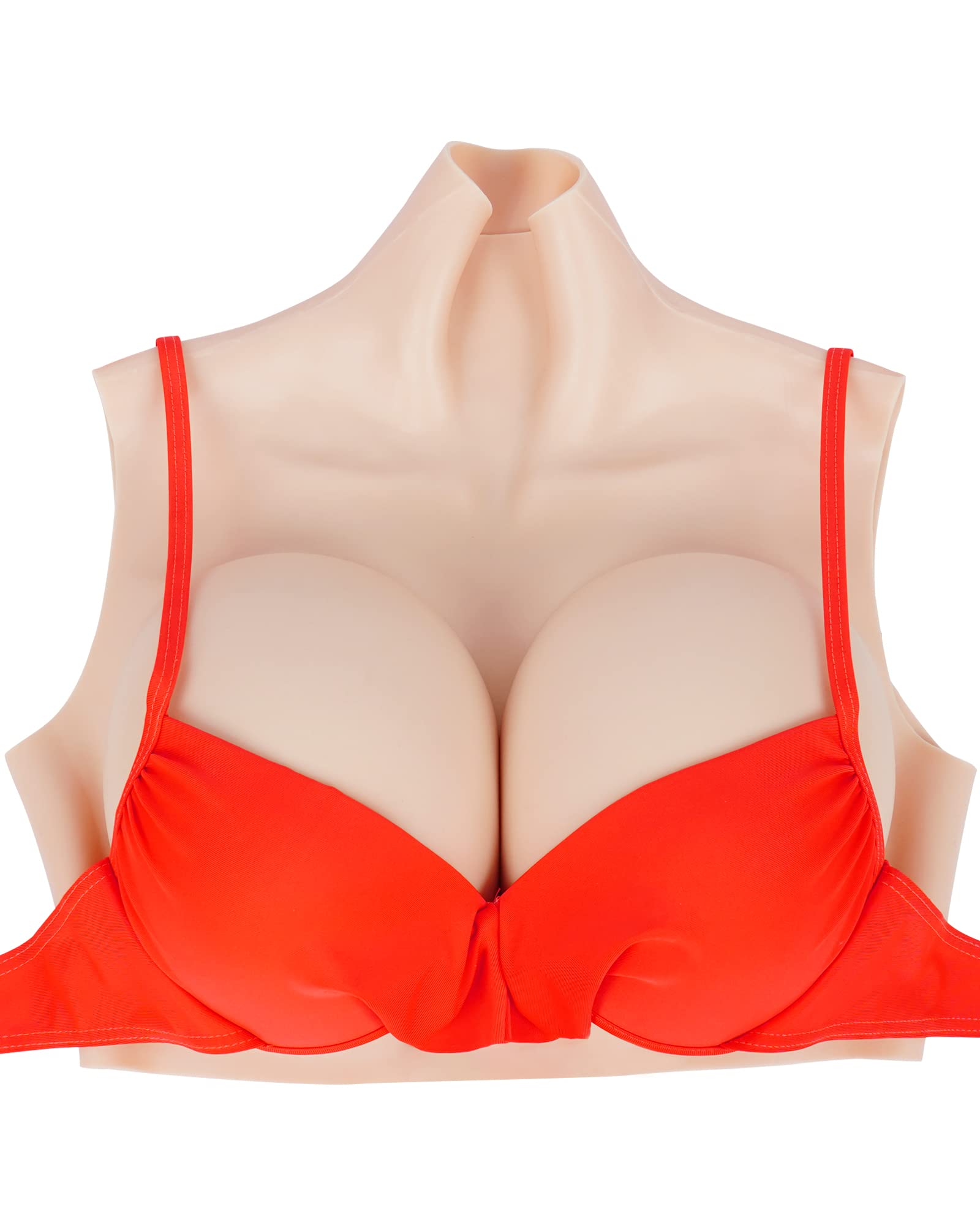 Premium Silicone Fake Boobs B-C Cup - Realistic Breast Plates for Crossdressing, Drag Queens & Cosplay | Comfortable & Natural Looking for Costumes, Theater & Gender Transformation