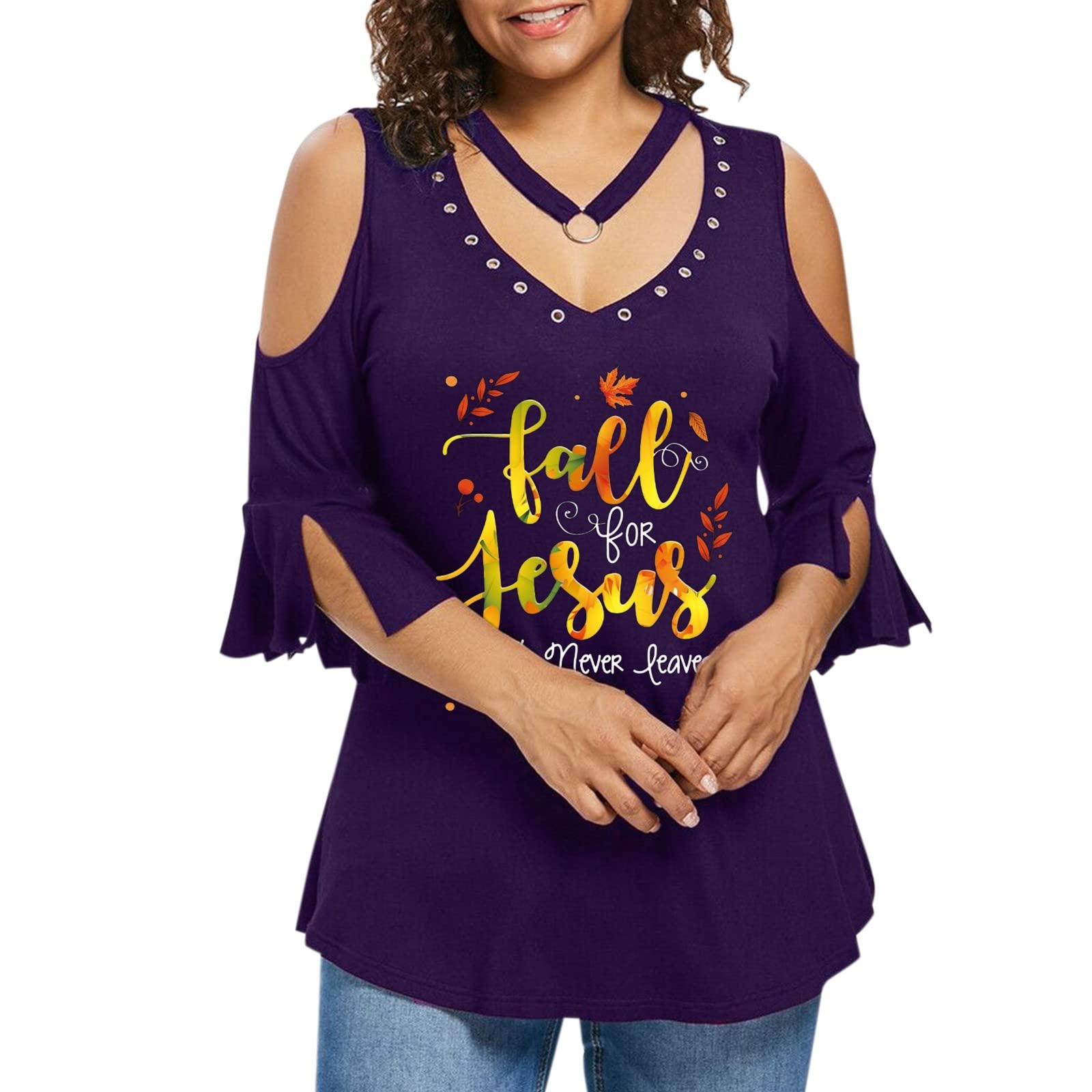 Women's Summer V-Neck Half Sleeve Lace T-Shirt - Fashionable Floral Pattern Top for Casual Wear & Outdoor Activities