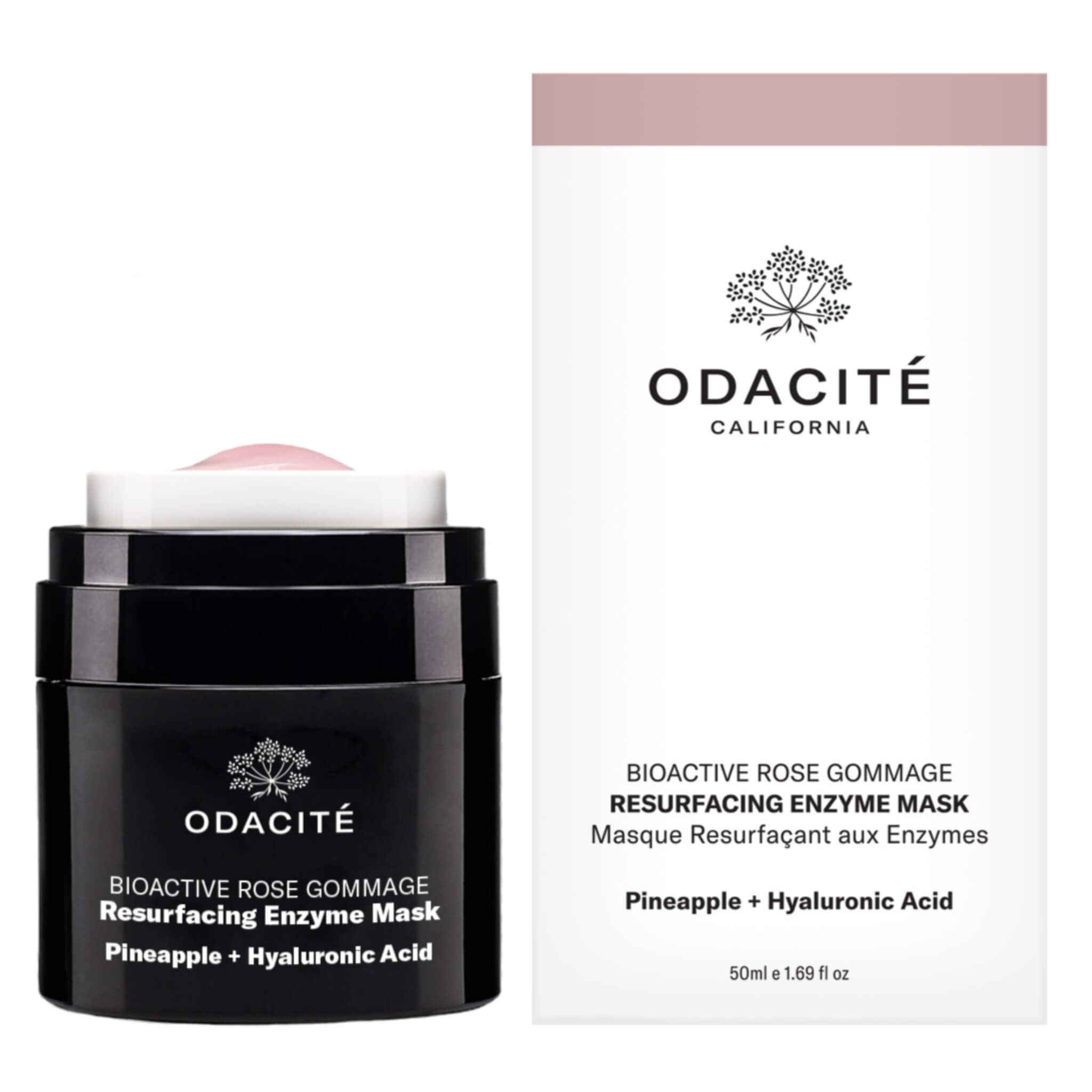 Bioactive Rose Gommage Exfoliating Scrub - Natural Facial Cleanser for Glowing Skin | Perfect for Daily Skincare Routine & Spa Treatments