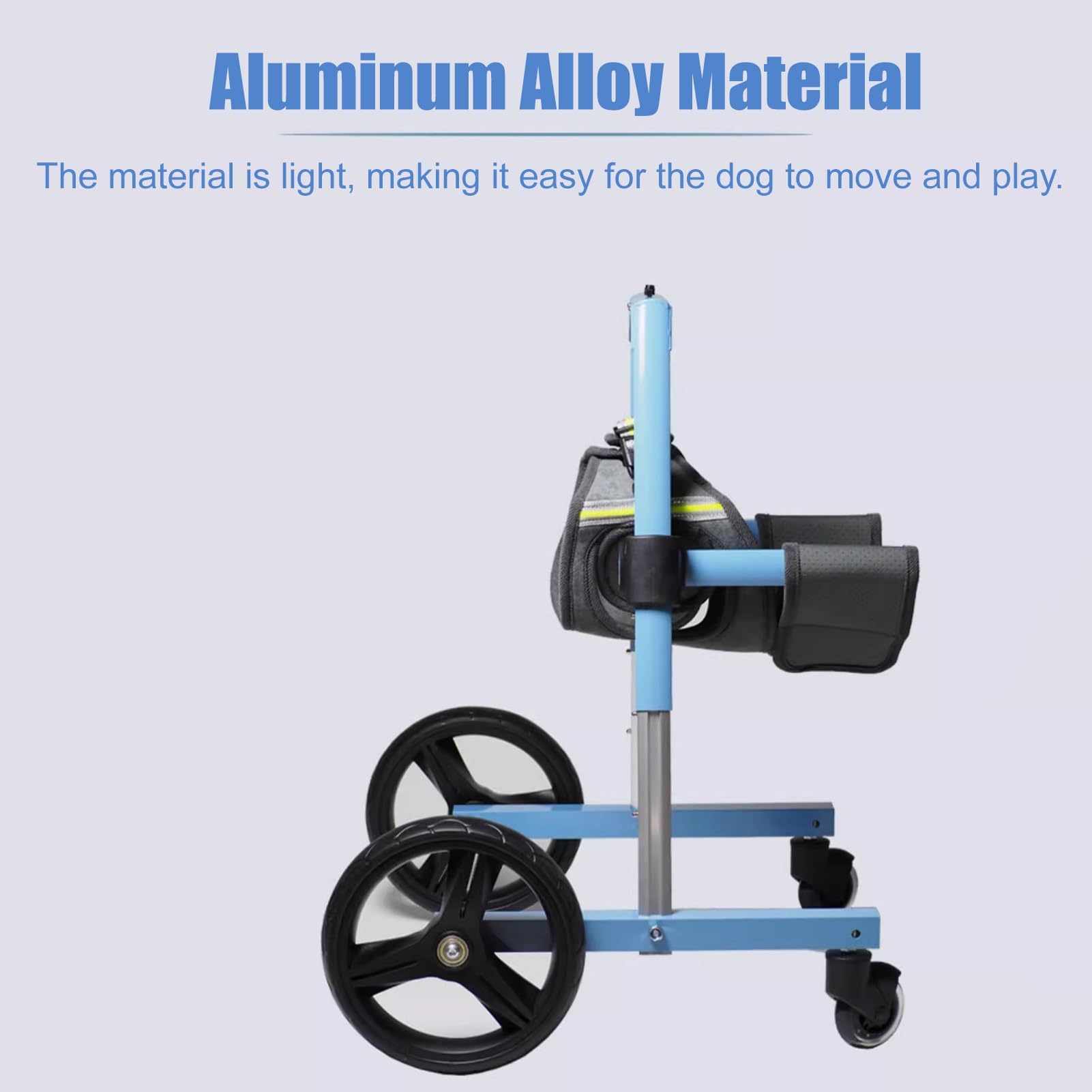 Adjustable Front Leg Dog Wheelchair - Mobility Aid for Small, Medium & Large Disabled Dogs | Supportive Pet Wheelchair for Walking & Daily Activities | Perfect for Injured, Elderly or Special Needs Dogs (X-Small)