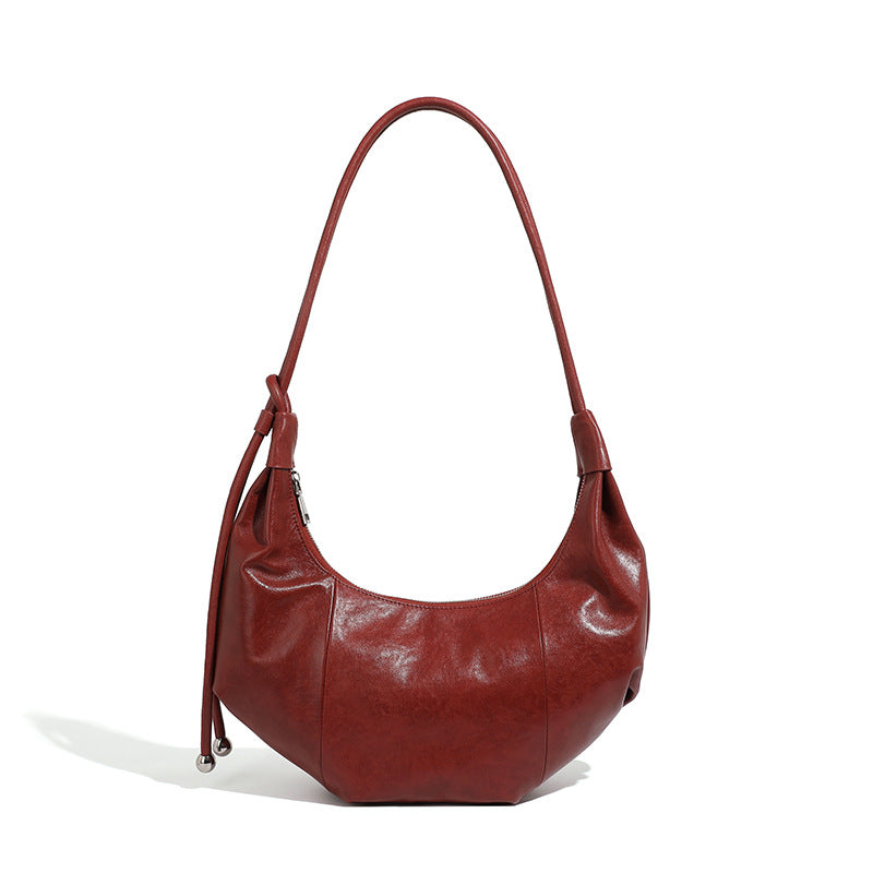 Stylish Women's Curved Shoulder Bag - Fashionable Crossbody Purse for Daily Use, Work & Travel | Trendy Handbag for Outfits & Accessories