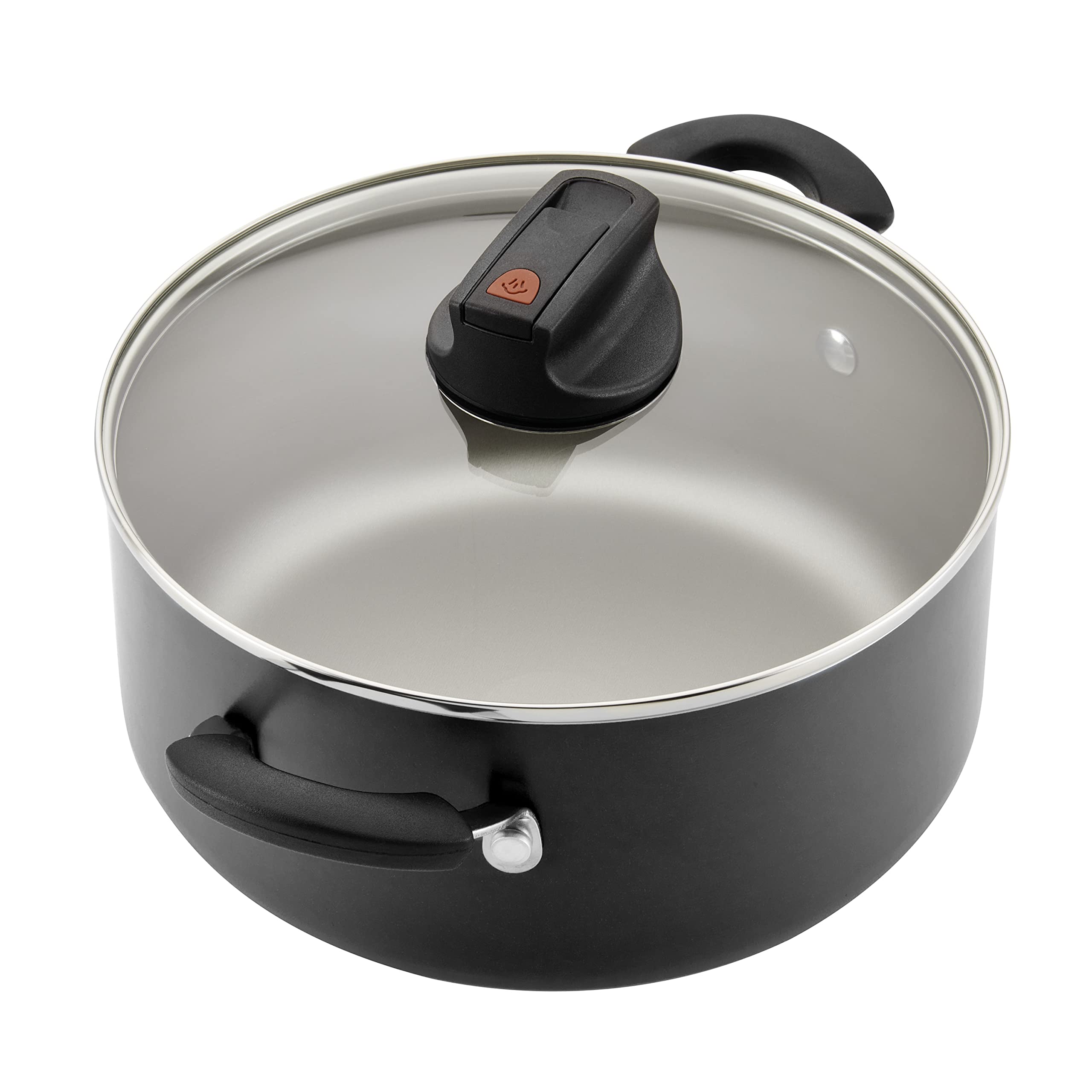 Farberware Smart Control Nonstick Cookware Set - 14-Piece Black Pots and Pans for Induction Cooking | Perfect for Home Kitchen, Restaurant & Professional Chefs