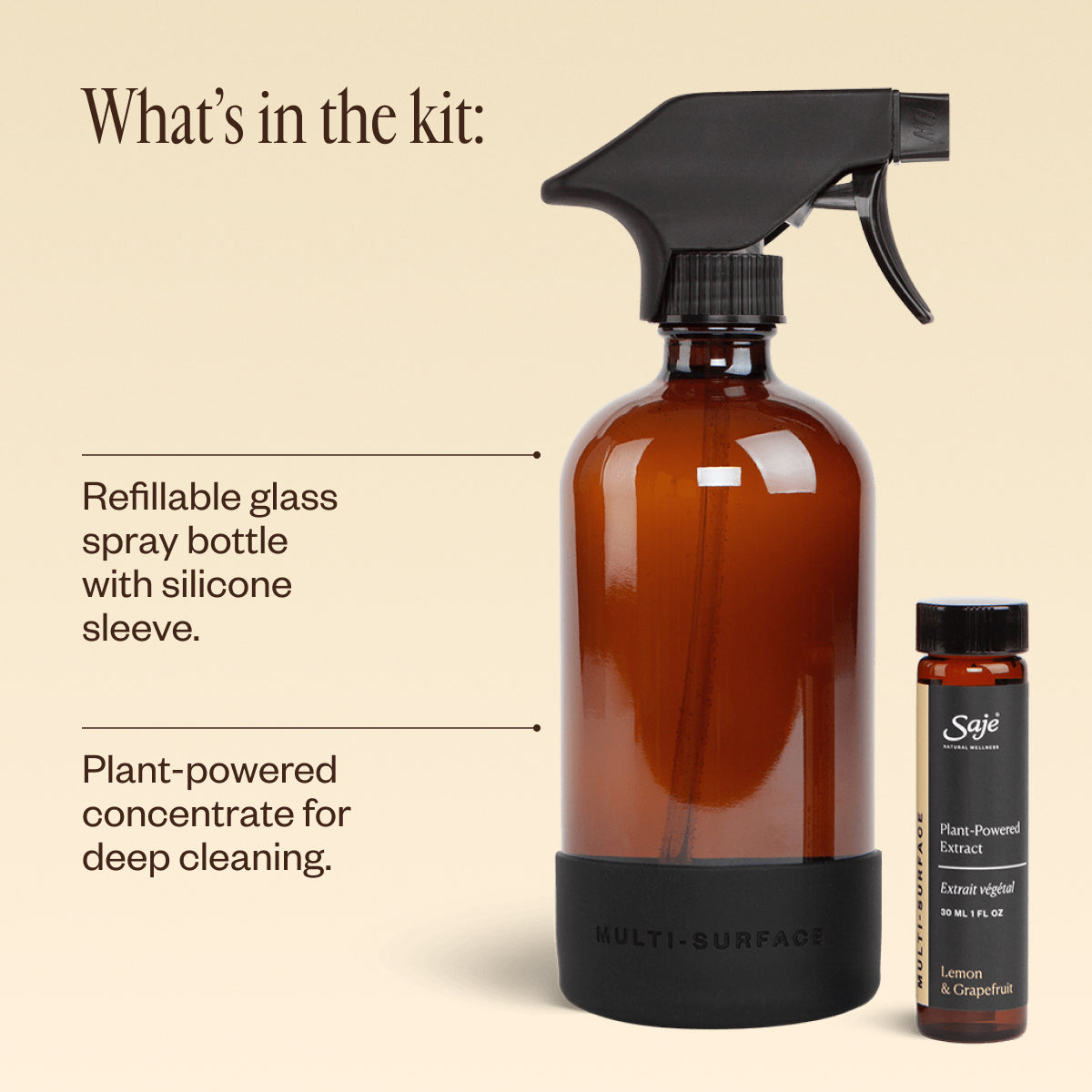 Multi-Surface Cleaning Kit for Home & Office - All-Purpose Cleaner for Kitchen, Bathroom, Floors & More | Eco-Friendly & Effective