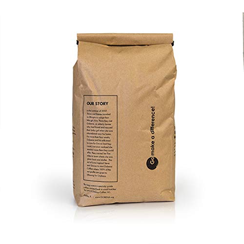 Fair Trade Organic Sumatra Dark Roast Coffee - 5lb Whole Bean Arabica for Home & Office Brewing