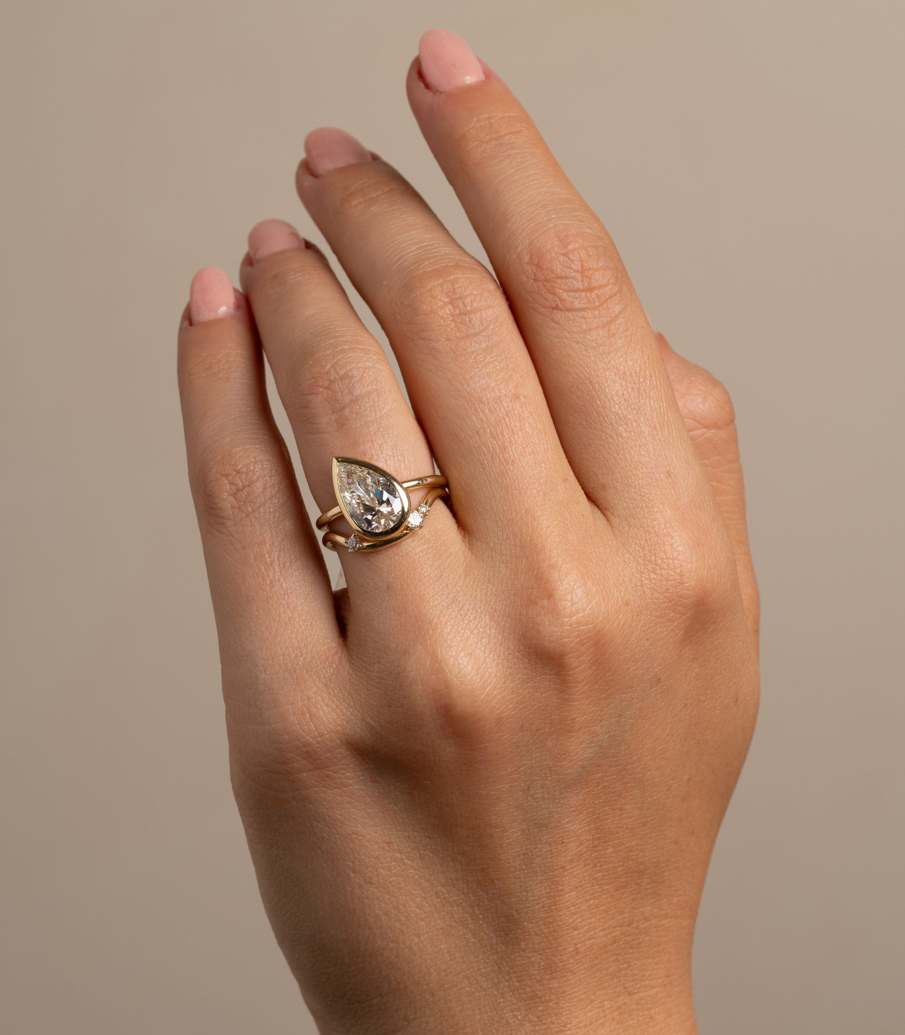 Beau Band with Scattered Diamonds - Elegant Diamond Accent Ring for Women | Perfect for Weddings, Anniversaries & Special Occasions