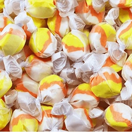 FirstChoiceCandy All Flavor Saltwater Taffy - Candy Corn (3 Pound Bulk) | Delicious Chewy Candy for Halloween, Parties & Gift Baskets