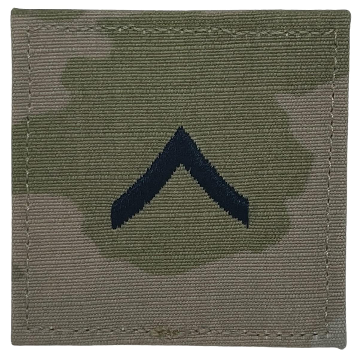 US Army Rank Patch 2x2 Inch with Hook Fastener - Military Uniform Accessories for Tactical Gear & Cosplay Costumes