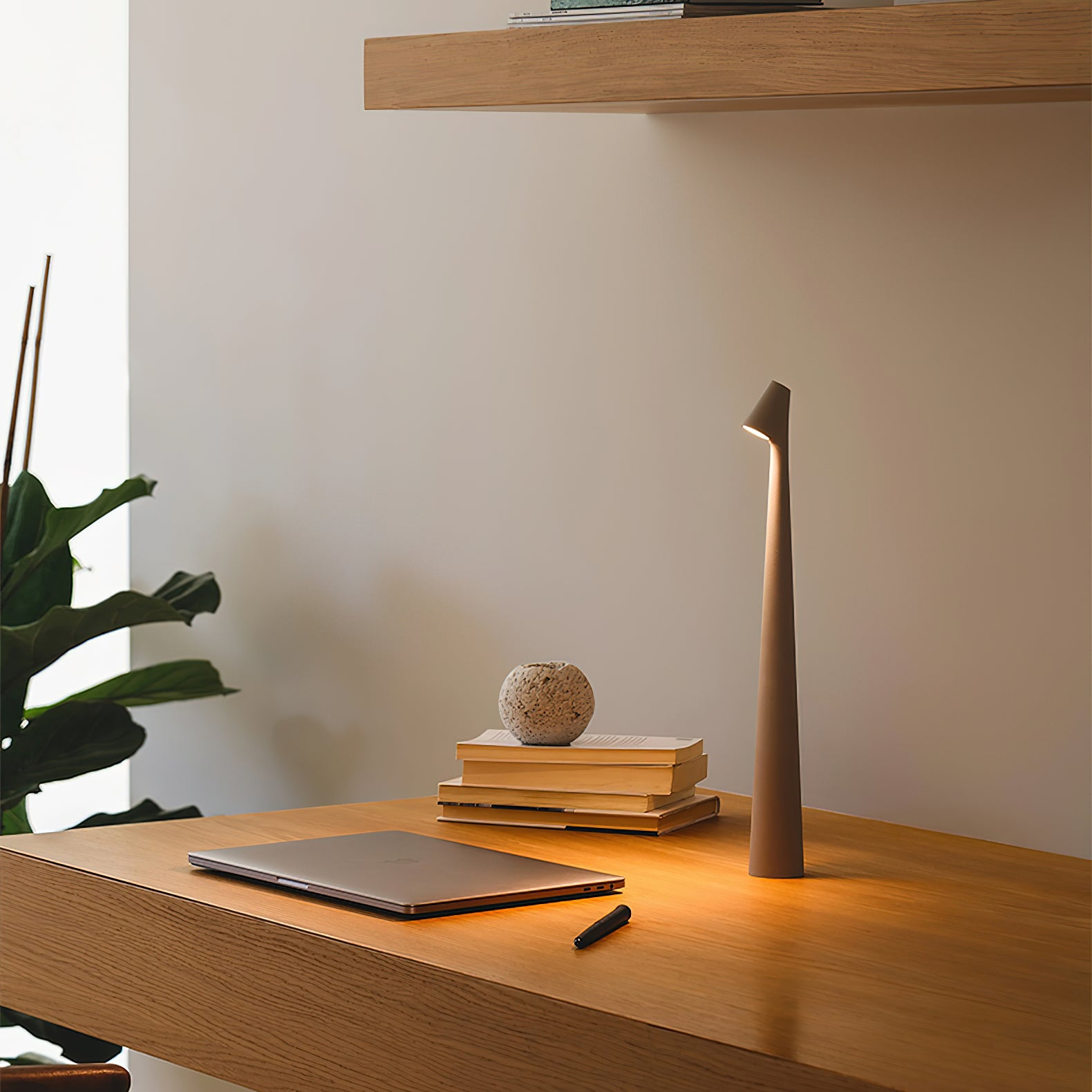 Portable African Table Lamp - Handmade Wooden Night Light for Bedroom, Living Room, or Office Decor - Perfect for Reading, Relaxing, and Creating Ambiance