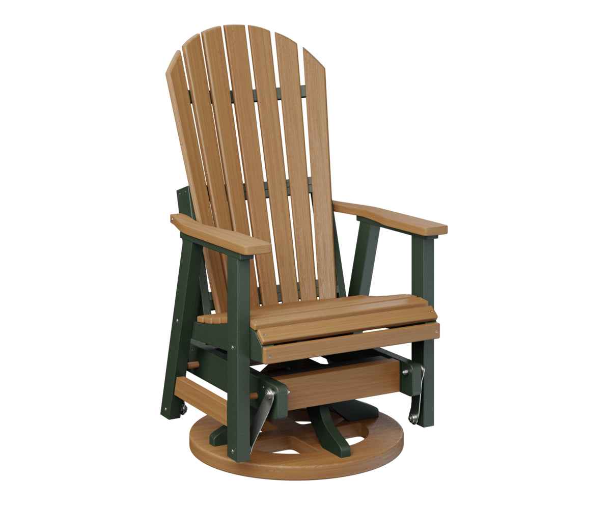 Natural Teak on Green