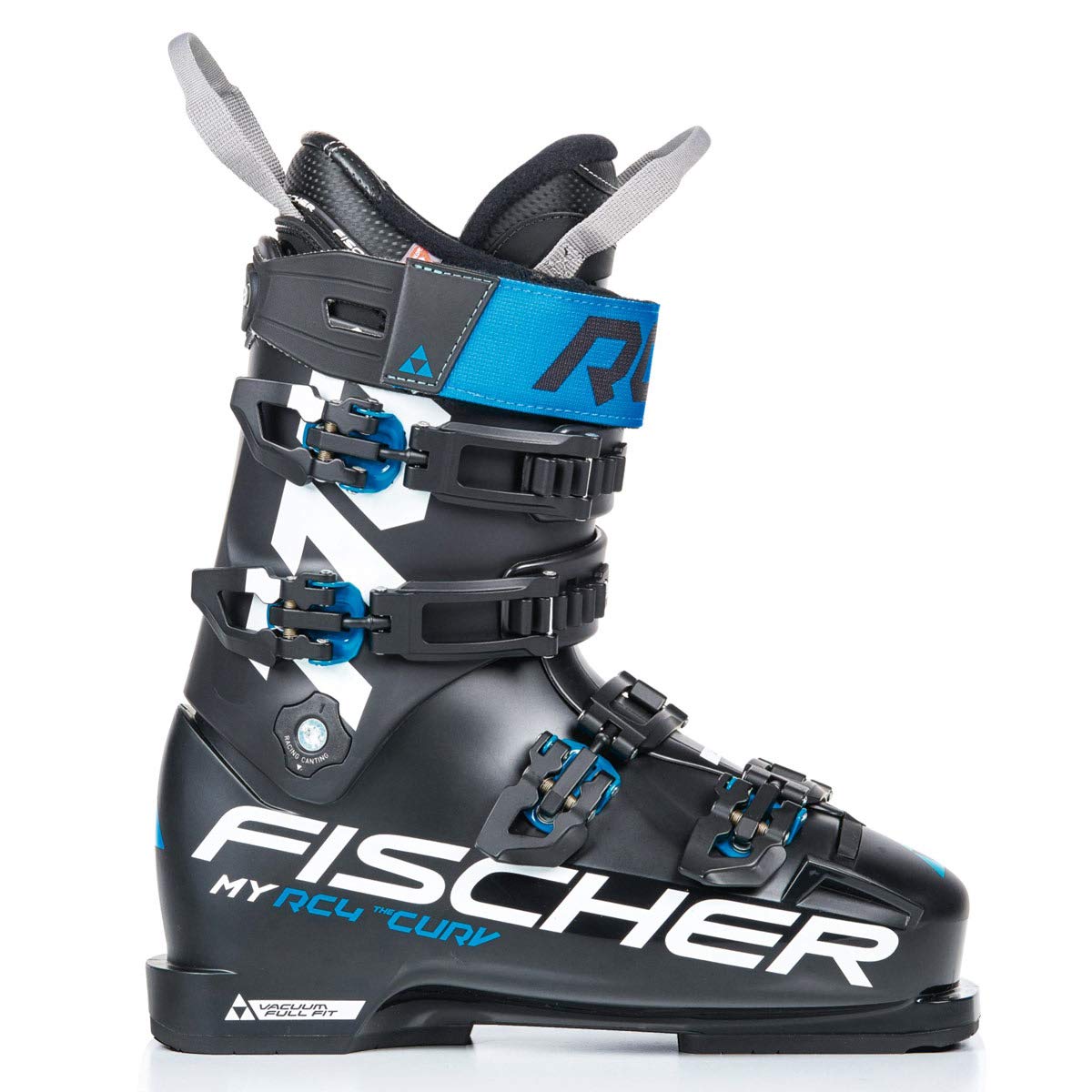Fischer RC4 Curv XTR 110 Ski Boots - Black/Black - Size 25.5 - High-Performance Alpine Skiing for Men & Women - Perfect for Racing and All-Mountain Skiing