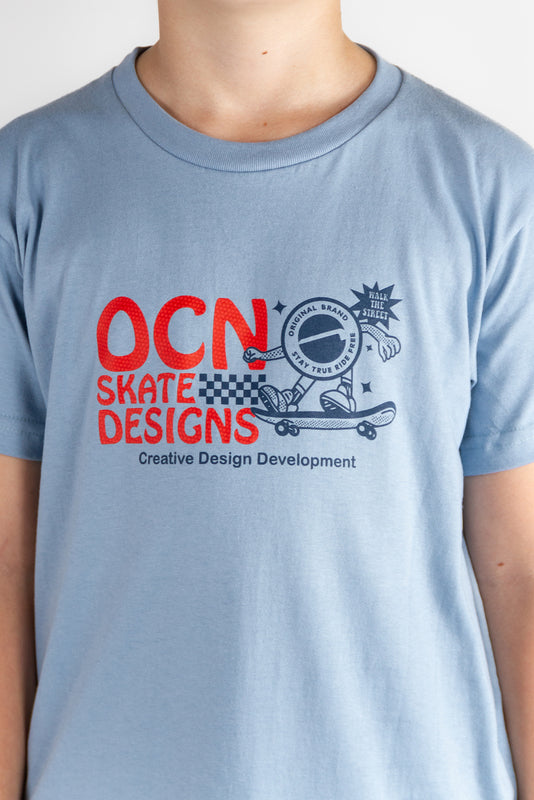 Original Ocn Kids Celeste T-Shirt (Q6) - Soft & Comfortable Cotton Tee for Boys & Girls - Perfect for School, Play & Everyday Wear