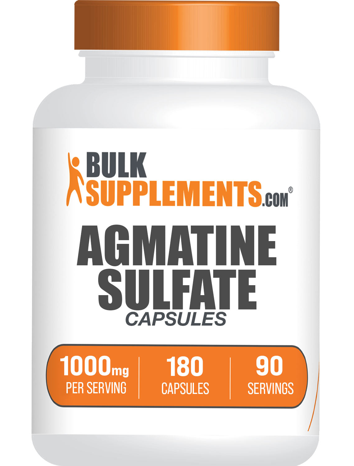Agmatine Sulfate 1000mg Capsules - Premium Muscle Recovery & Cognitive Support Supplement for Athletes & Bodybuilders - Pre-Workout & Post-Training Support