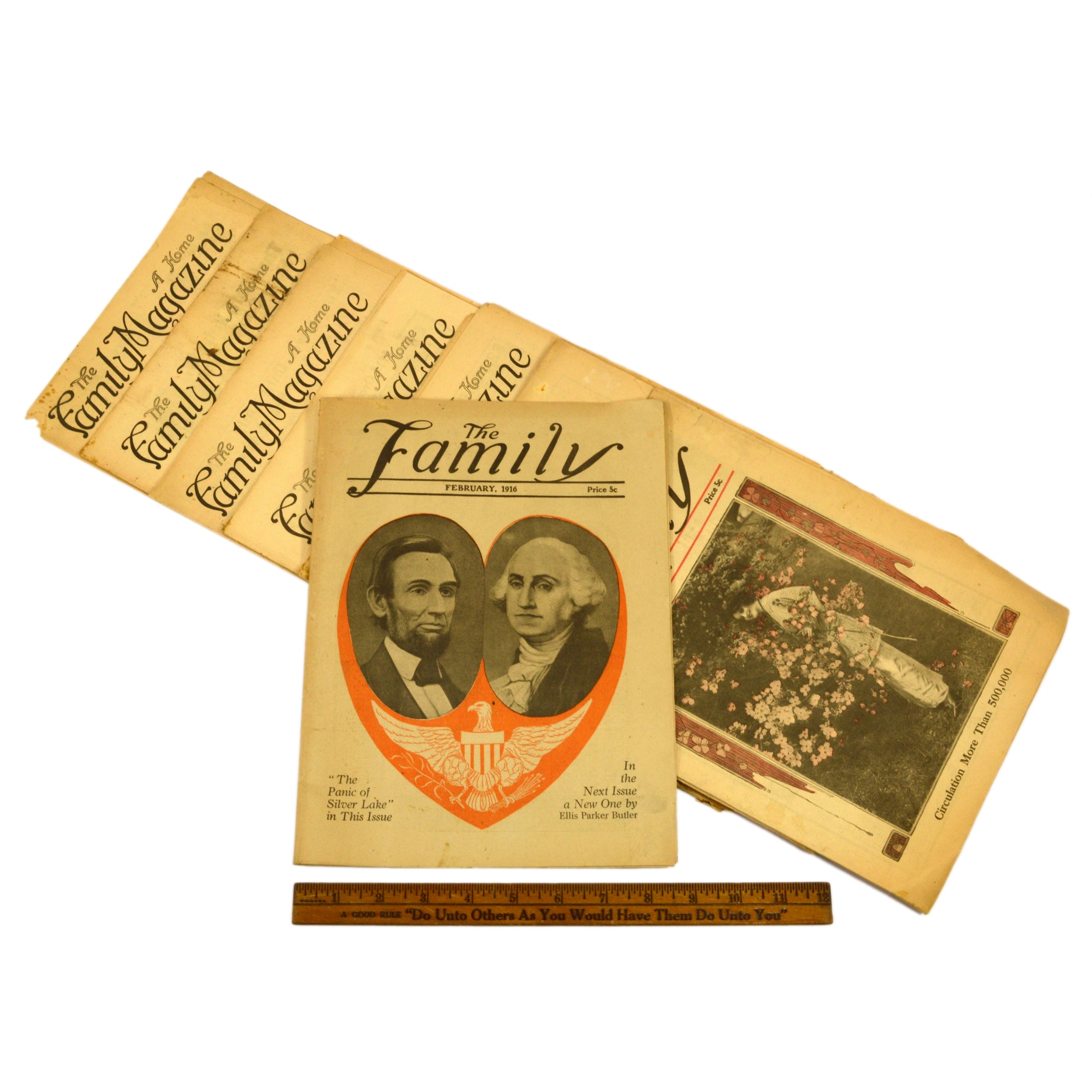 Vintage THE FAMILY MAGAZINES Collection - 9 Back Issues from 1916 & 1917 - Springfield, OH - Perfect for Antique Collectors & History Enthusiasts