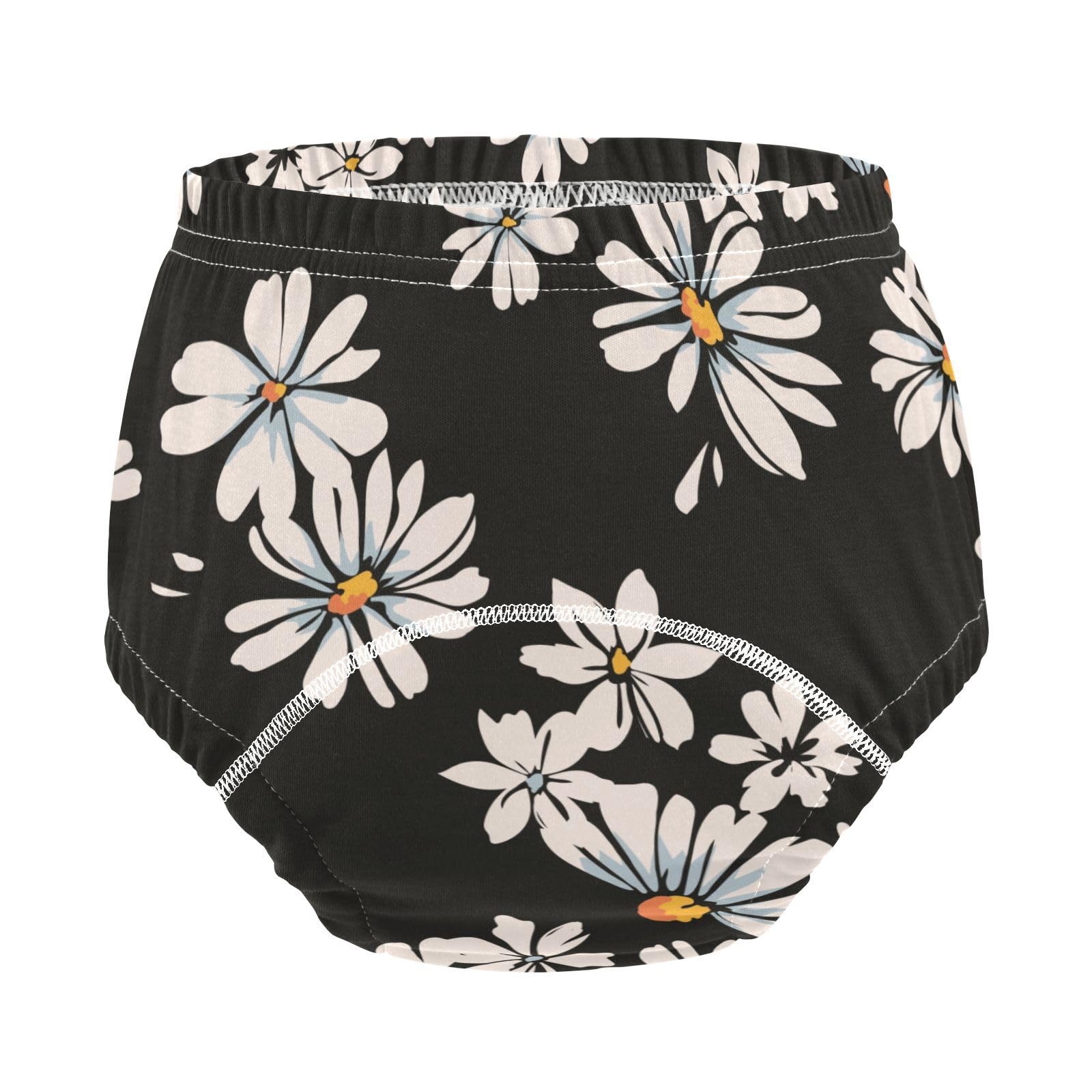 Potty Training Underwear for Kids - Leakproof & Breathable Nighttime Training Pants with Daisy Print (Size 4T) - Perfect for Toddler Potty Learning and Bedwetting Protection