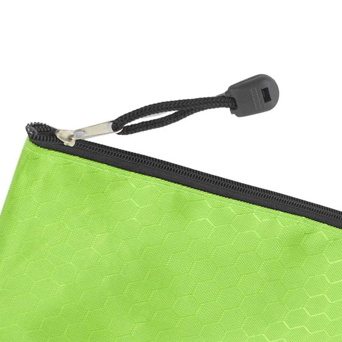 uxcell 1-Piece PVC Canvas Zipper Pencil Pouch - Waterproof Small Zipper Bag for Office Supplies, School Stationery, Travel Cosmetics & Accessories - Perfect for Students, Professionals & Travel Organization