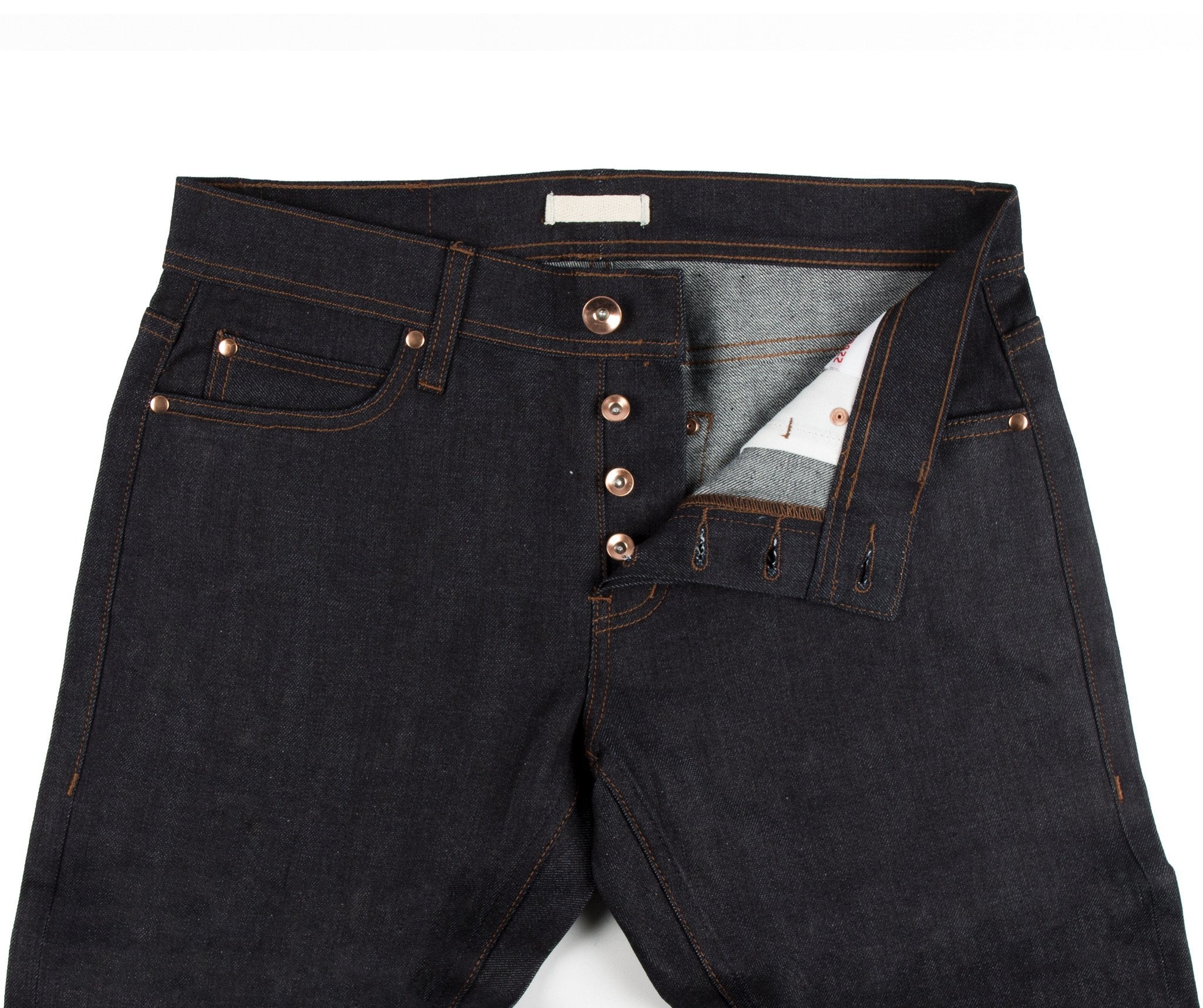 11oz Indigo Stretch Tapered Jeans for Men - Comfortable Slim Fit Denim Pants for Casual Wear & Everyday Style