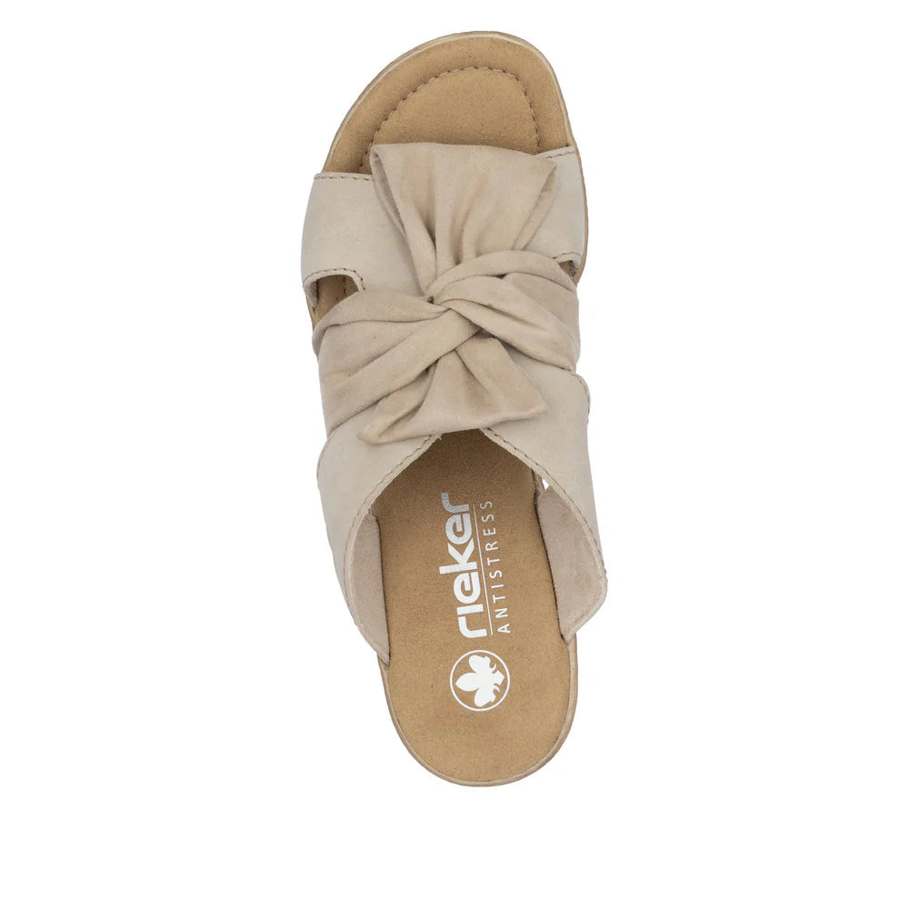 Rieker 68789 Women's Comfortable Beige Casual Shoes for Walking, Work & Everyday Wear