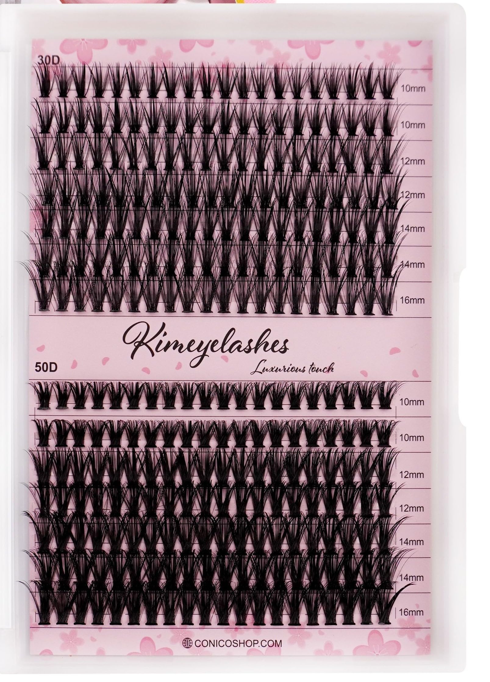 Professional DIY Lash Extensions Kit for Beginners - Mixed Length Faux Mink Clusters, Tweezers, Bond & Seal Remover - Natural Wispy Reusable Lashes (30D & 50D) - Perfect for Home Use, Salon Quality Results, Easy Self-Application & Special Occasions