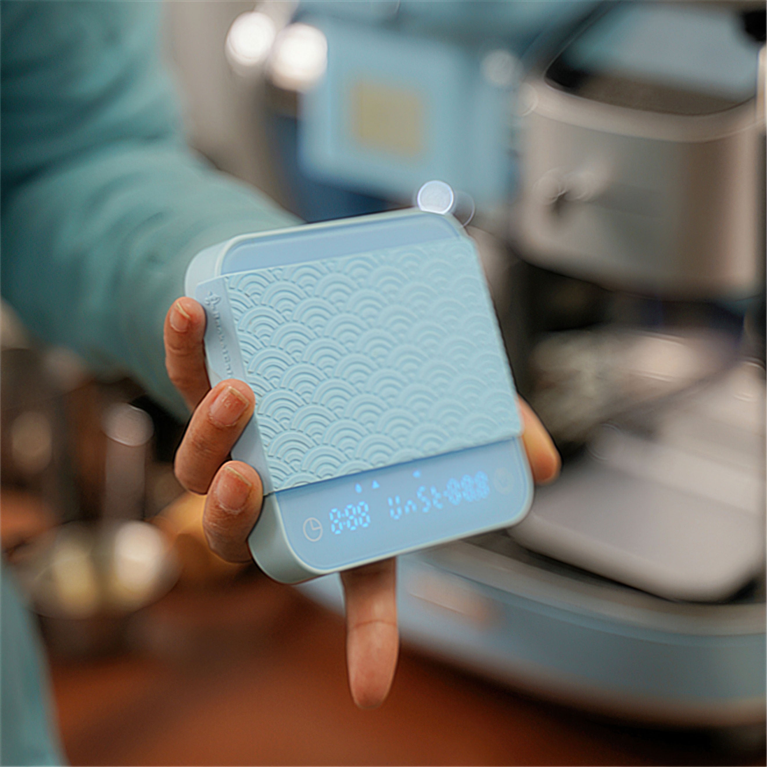 Rocket MiniPlus Digital Coffee Scale with Built-in Timer & Ratio Calculator - Perfect for Espresso, Pour Over, and Home Brewing