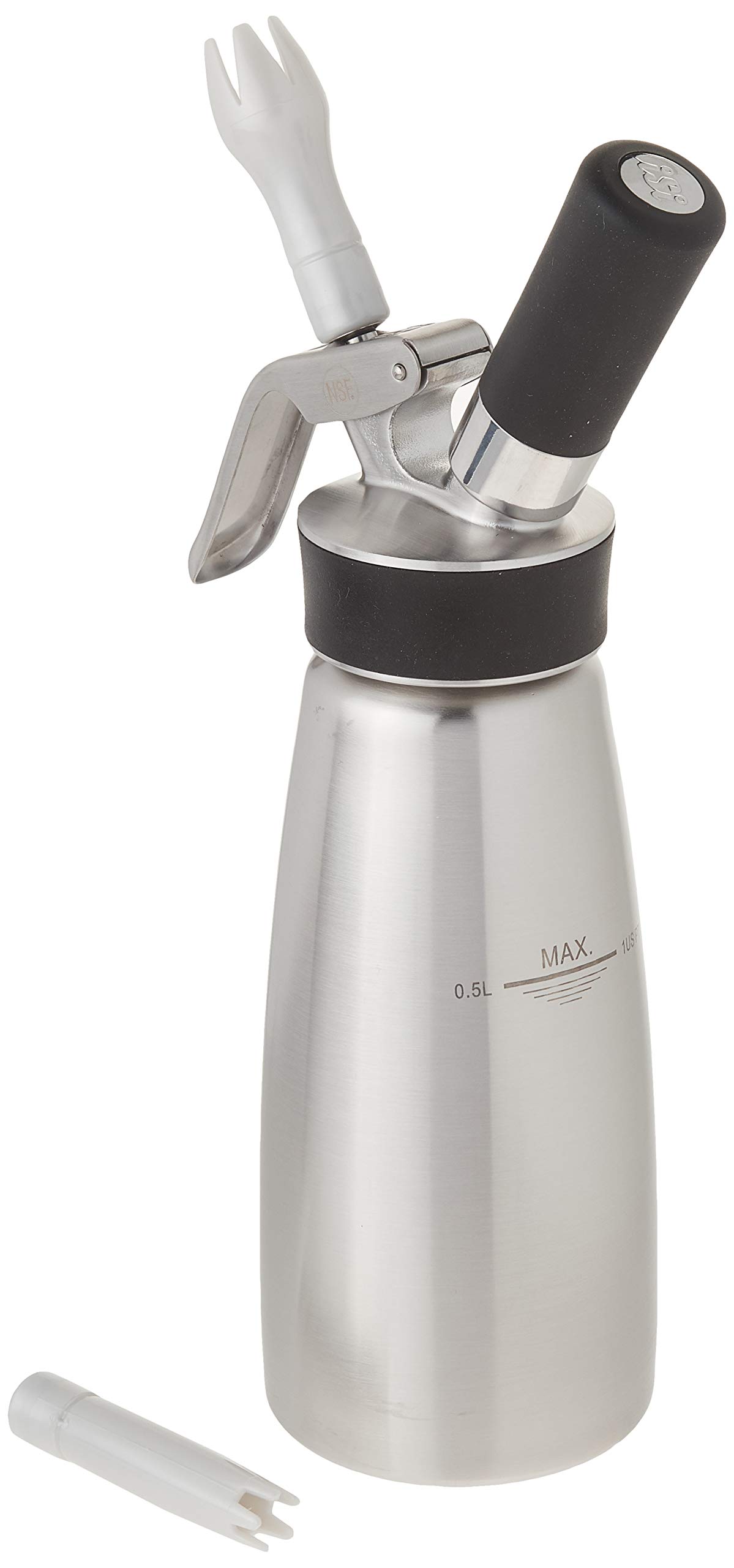 iSi Cream Profi Whip Professional Cream Whipper - Premium Stainless Steel Whipped Cream Dispenser for Home & Commercial Use - Perfect for Desserts, Coffee Toppings & Cocktail Garnishes