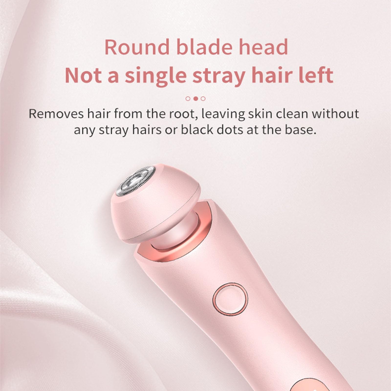 Duskofficial 2-in-1 Electric Razor for Women - Painless Hair Removal for Bikini, Underarm & Private Areas - Waterproof Wet/Dry Shaver - Portable Pink Women's Shaver - Perfect for Travel, Gym & Home Use
