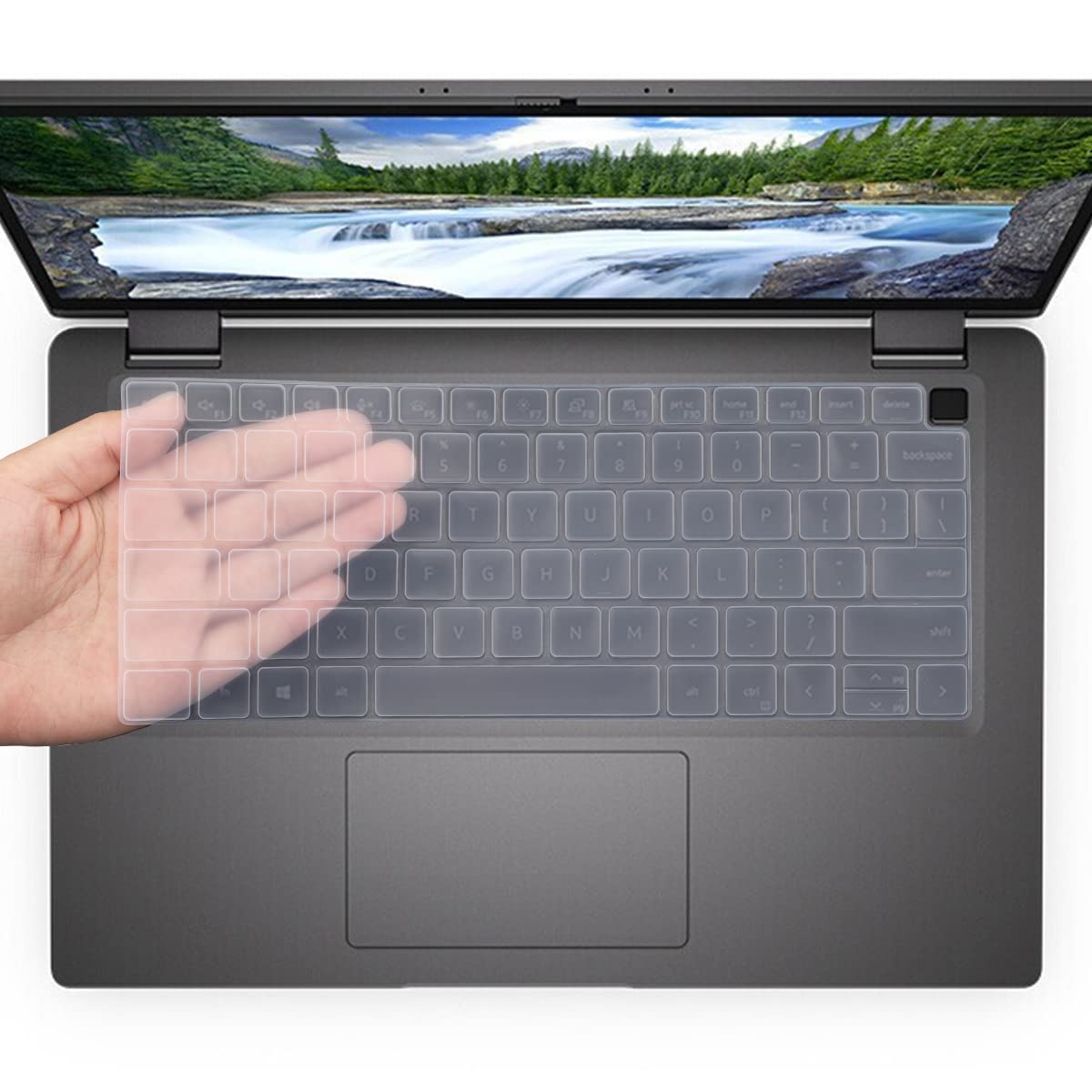 Dell Keyboard Cover for Latitude 5431 5430 5420 5440 5450 14 Inch & 15.6 Inch Laptops - Clear Protective Skin for 7420 7430 7440 7450 7520 9000 9420 9430 9510 9520 Models | Anti-Dust, Spill-Resistant Keyboard Protector for Work & Travel