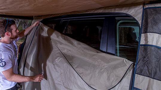 ARB Deluxe Awning Room with Floor 2500x2500mm - Waterproof Camping Tent for Outdoor Adventures, Hiking & RV Travel