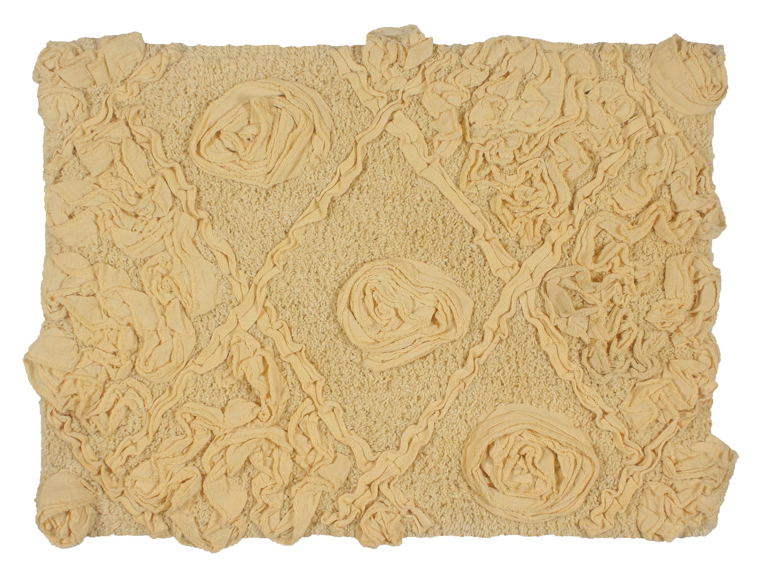 Home Weavers Modesto 100% Cotton Bath Rug Set - Ultra Soft & Absorbent Non-Slip Bathroom Mat - Washable 17