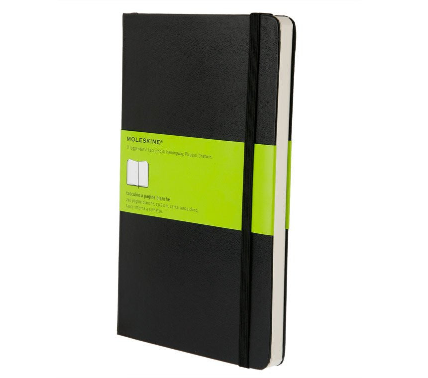 Moleskine Classic Plain Notebook - Hard Cover, Large (5