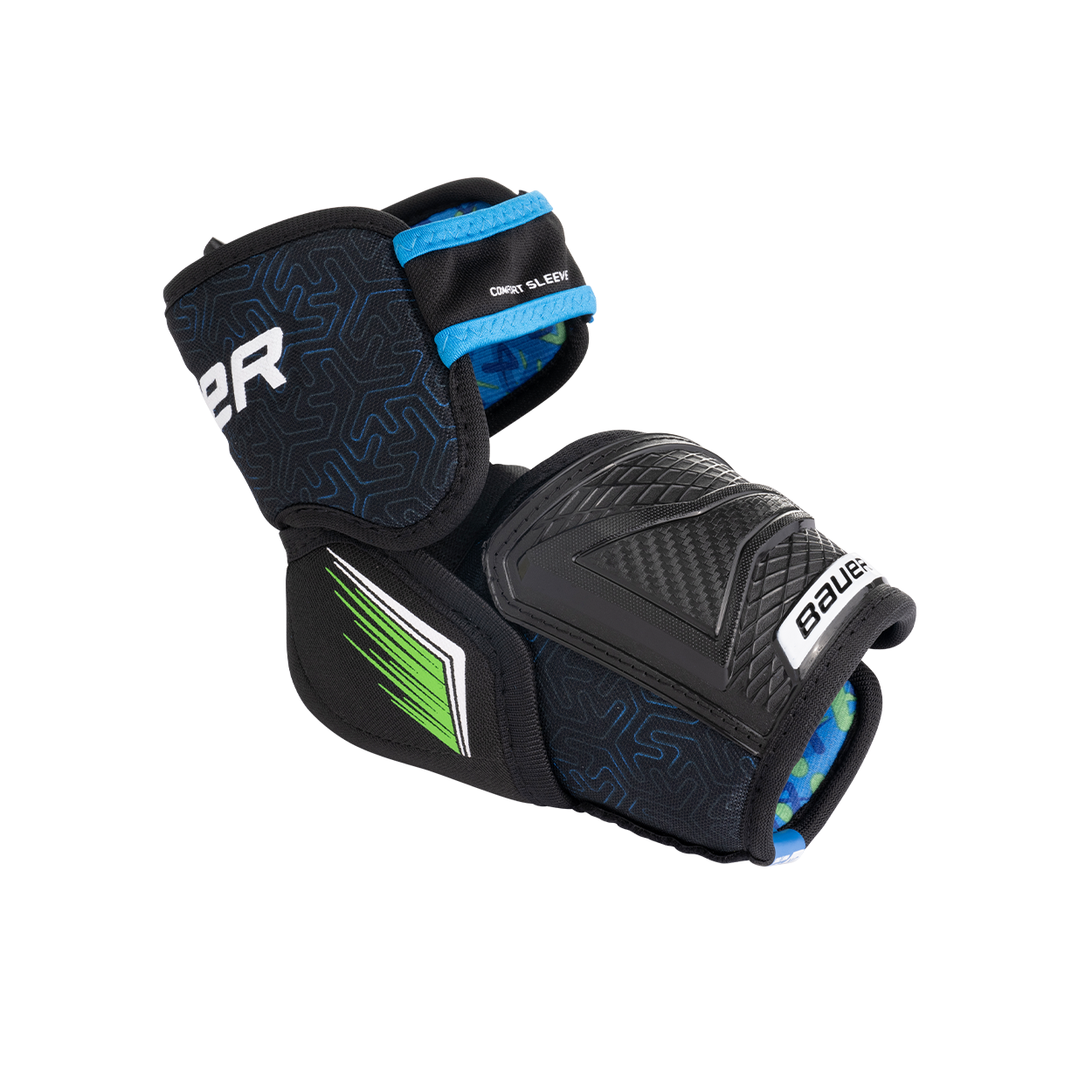 Bauer X Junior Elbow Pads S24 - Youth Hockey Protective Gear for Ice Skating & Street Hockey Practice
