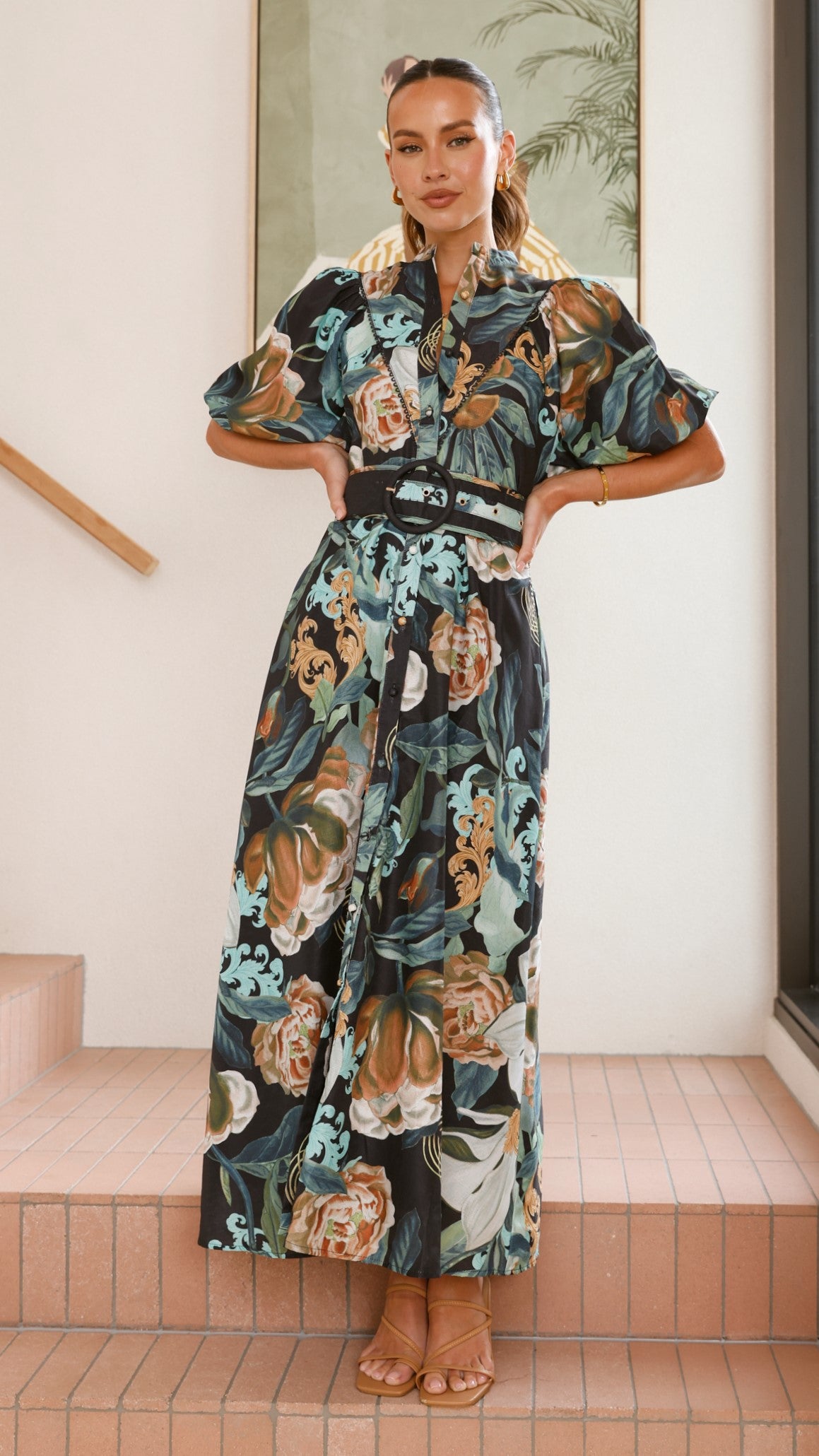 Hedley Maxi Dress for Women - Elegant Black Long Flowy Dress for Summer, Beach, Parties & Casual Wear