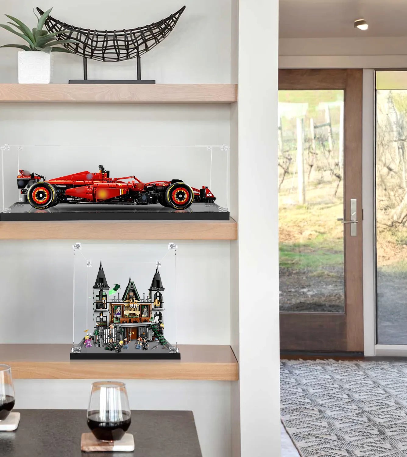 LEGO® Harry Potter™ Malfoy Manor 76453 Display Case - Premium Acrylic Protector for Collectible Building Sets - Perfect for Showcasing in Home, Office or Gift Giving