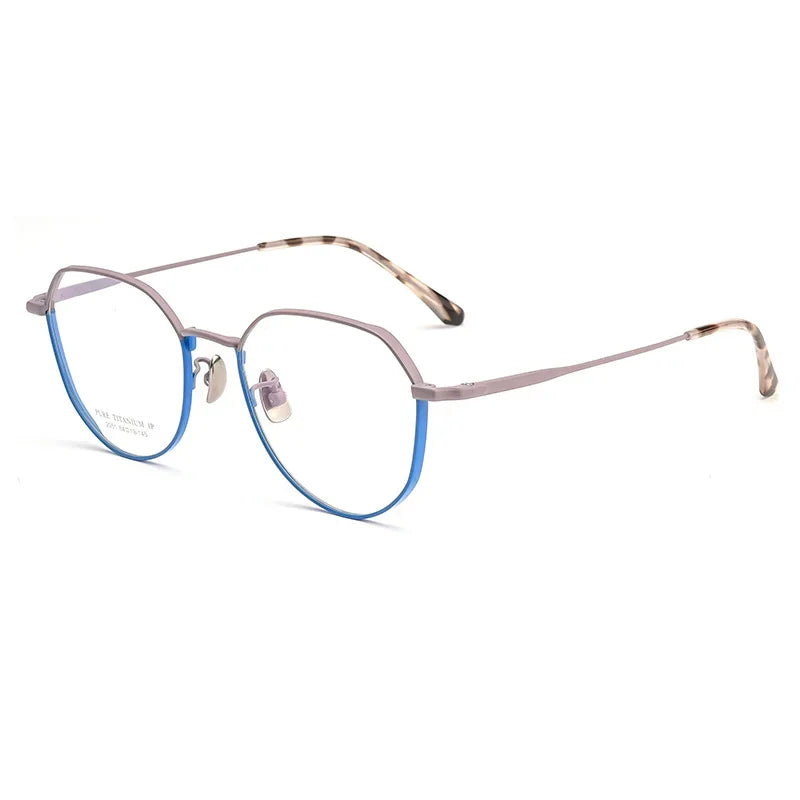 Aror Unisex Full Rim Flat Top Square Titanium Eyeglasses 205149 - Lightweight & Durable Frame for Reading, Work & Fashion (Available in Multiple Colors)
