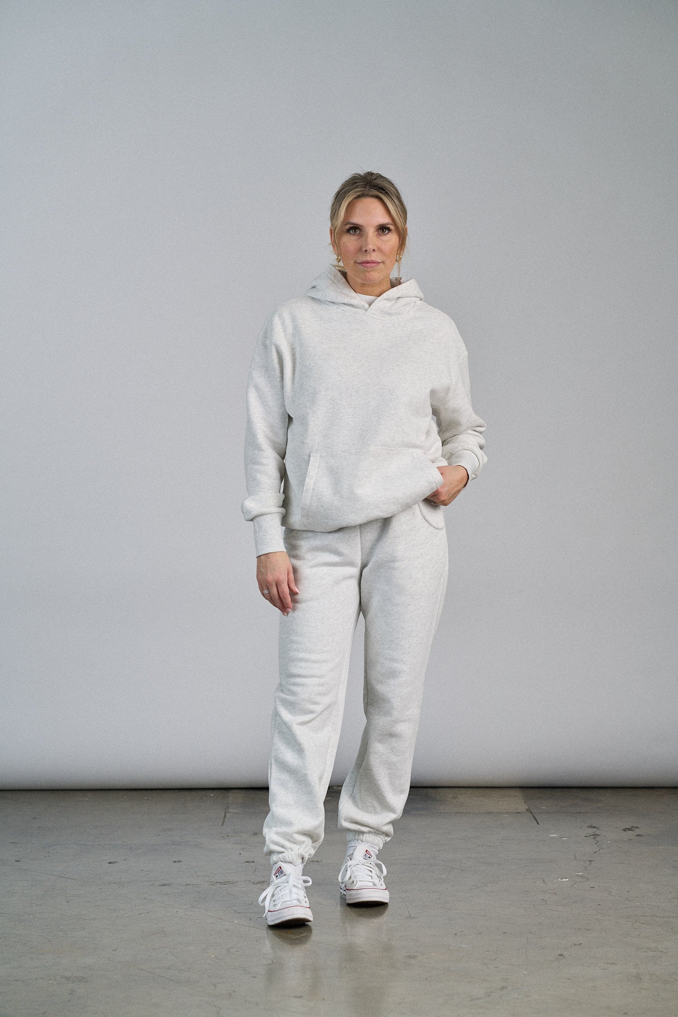 Premium Adult Elevated Hoodie - Light Heather Grey | Soft & Comfortable Pullover for Casual Wear, Outdoor Activities & Lounge