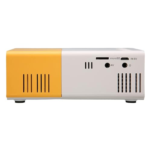 HD 1080P Portable Projector - Compact Home Theater Video Projector with HiFi Sound | Compatible with Smartphone, TV Stick, Tablet & Laptop | Perfect for Movie Nights, Gaming & Outdoor Entertainment