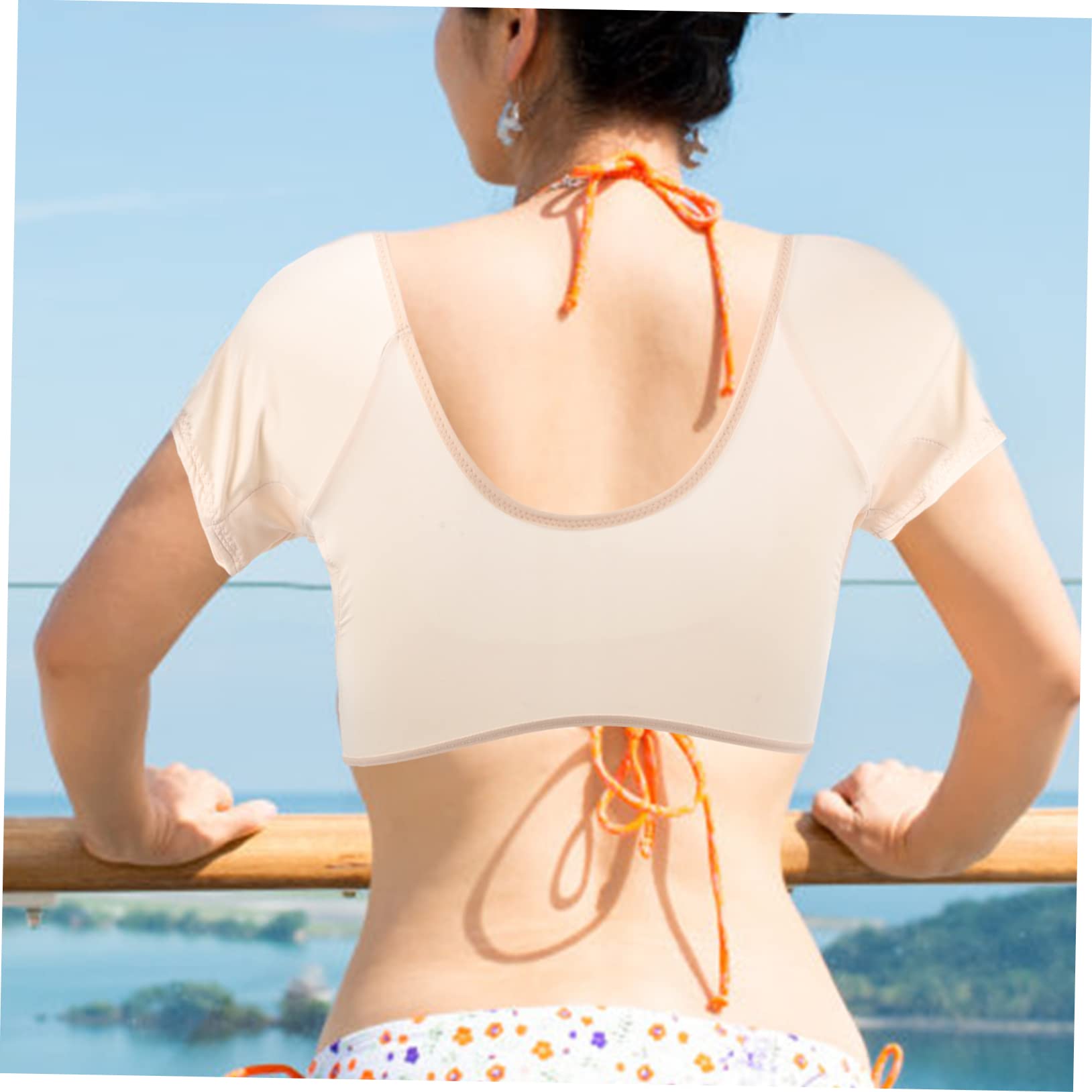 TENDYCOCO 2-Pack Women's Sweat Proof Undershirt - Stretchy Milk Silk Camisole with Underarm Sweat Pads for Comfort & Odor Control | Perfect for Work, Gym & Everyday Wear