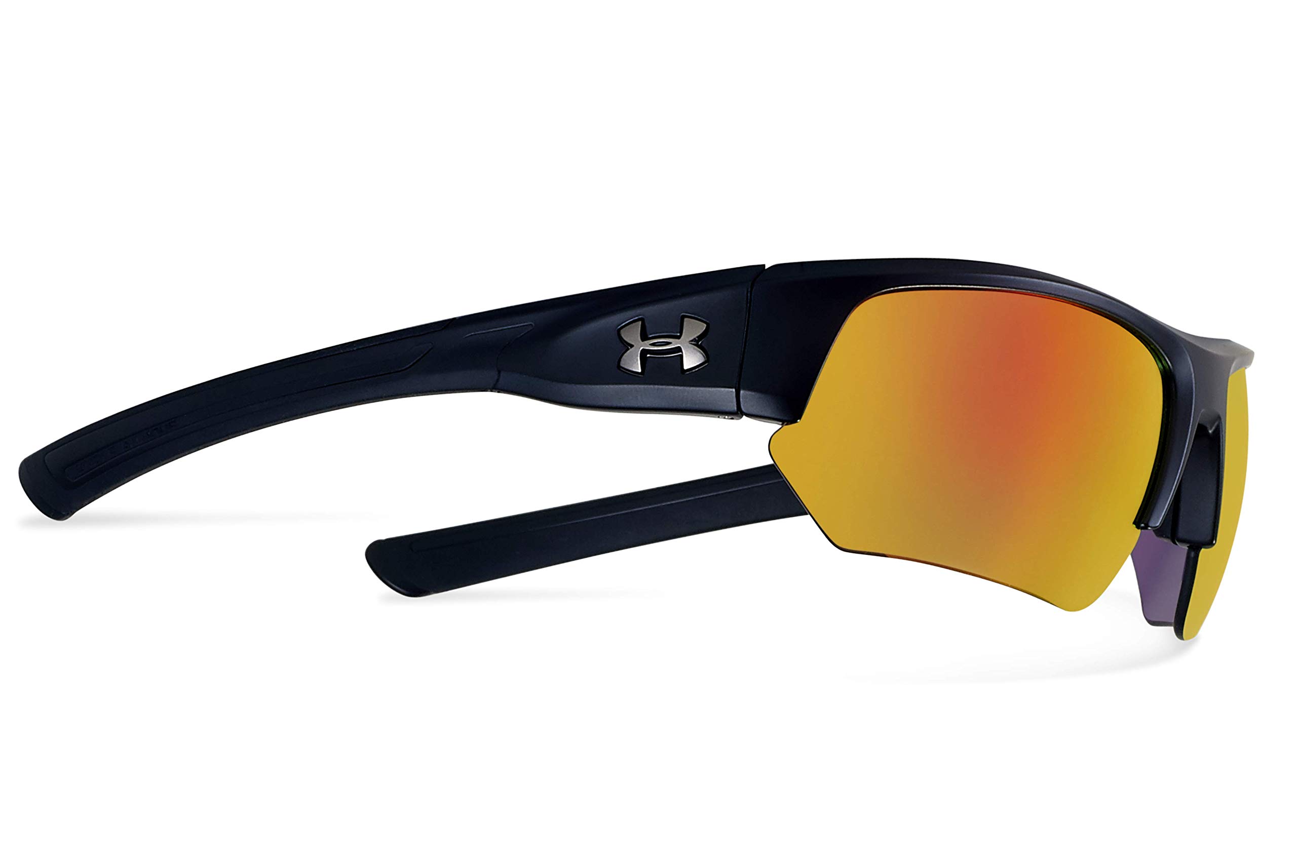 Under Armour UA Big Shot Wrap Sunglasses - Polarized Sports Sunglasses for Running, Cycling & Outdoor Activities - UV Protection & Anti-Glare
