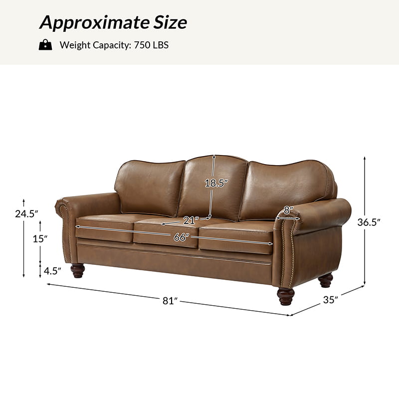Amelia 2-Piece Living Room Furniture Set - Sofa & Loveseat (Multiple Styles Available) - Perfect for Small Spaces & Cozy Apartments