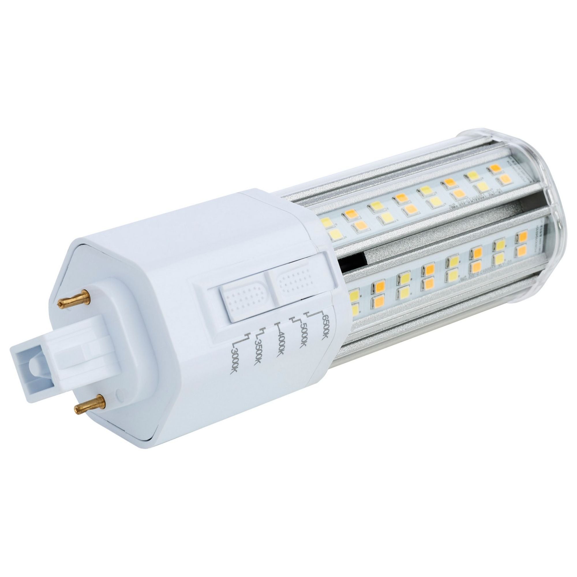 2 Pin PL LED Bulb 22W - 2860 Lumens High Brightness - Ballast Bypass - 3000K to 6500K Color Temperature - G24d Base - Perfect for Commercial Lighting, Kitchens, and Office Spaces