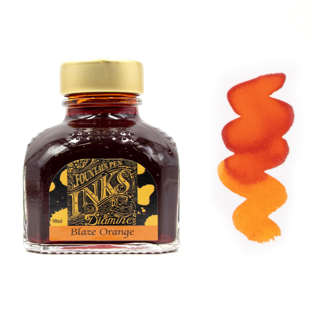 Premium Diamine Ink Bottle 80ml - Vibrant Fountain Pen Ink for Calligraphy, Journaling & Artistic Writing - Smooth Flow & Rich Colors