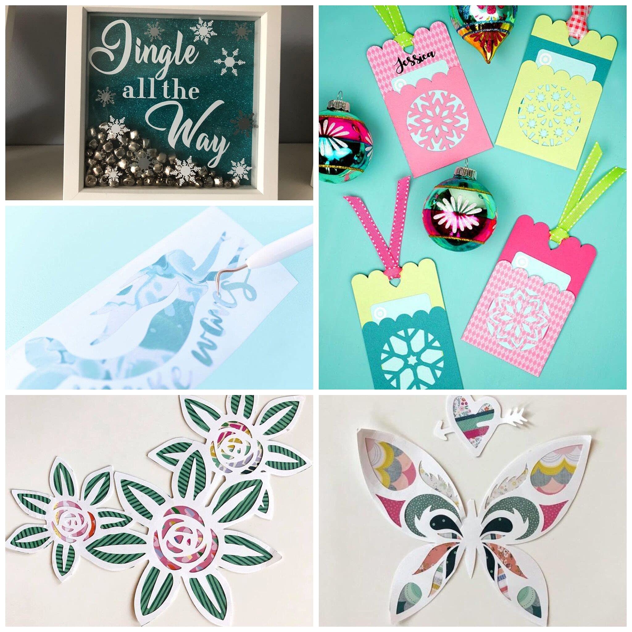 AOOIIN 3-Pack Cutting Mat Replacement for Cricut Explore One/Air/Air 2/Maker - Self-Healing Craft Cutting Mats for Vinyl, Paper, Fabric - Perfect for DIY Projects, Scrapbooking & Crafting