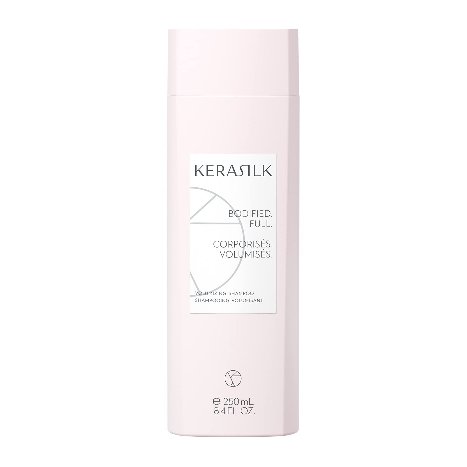 KERASILK Volumizing Shampoo for Fine Hair - Sulfate Free & Biotin Enriched Hair Growth Shampoo - Adds Volume & Thickness for Thin, Flat Hair - Perfect for Daily Use & Salon Quality Results