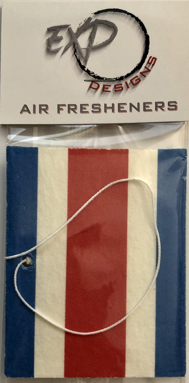 Premium Costa Rica Flag Car Air Freshener - Long Lasting Fragrance for Cars, Home & Office | Perfect for Travel Enthusiasts & Patriotic Decor